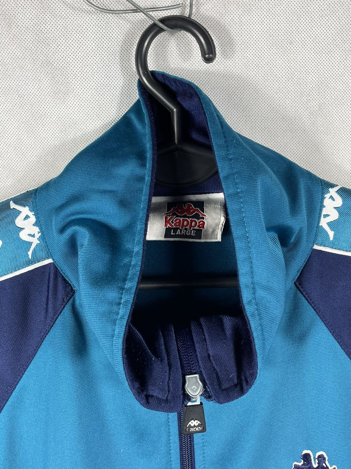 Kappa × Vintage Vintage 90s Kappa Tracksuit Zip Up Jacket Hoodie Sweatshirt Size US L / EU 52-54 / 3 - 6 Thumbnail