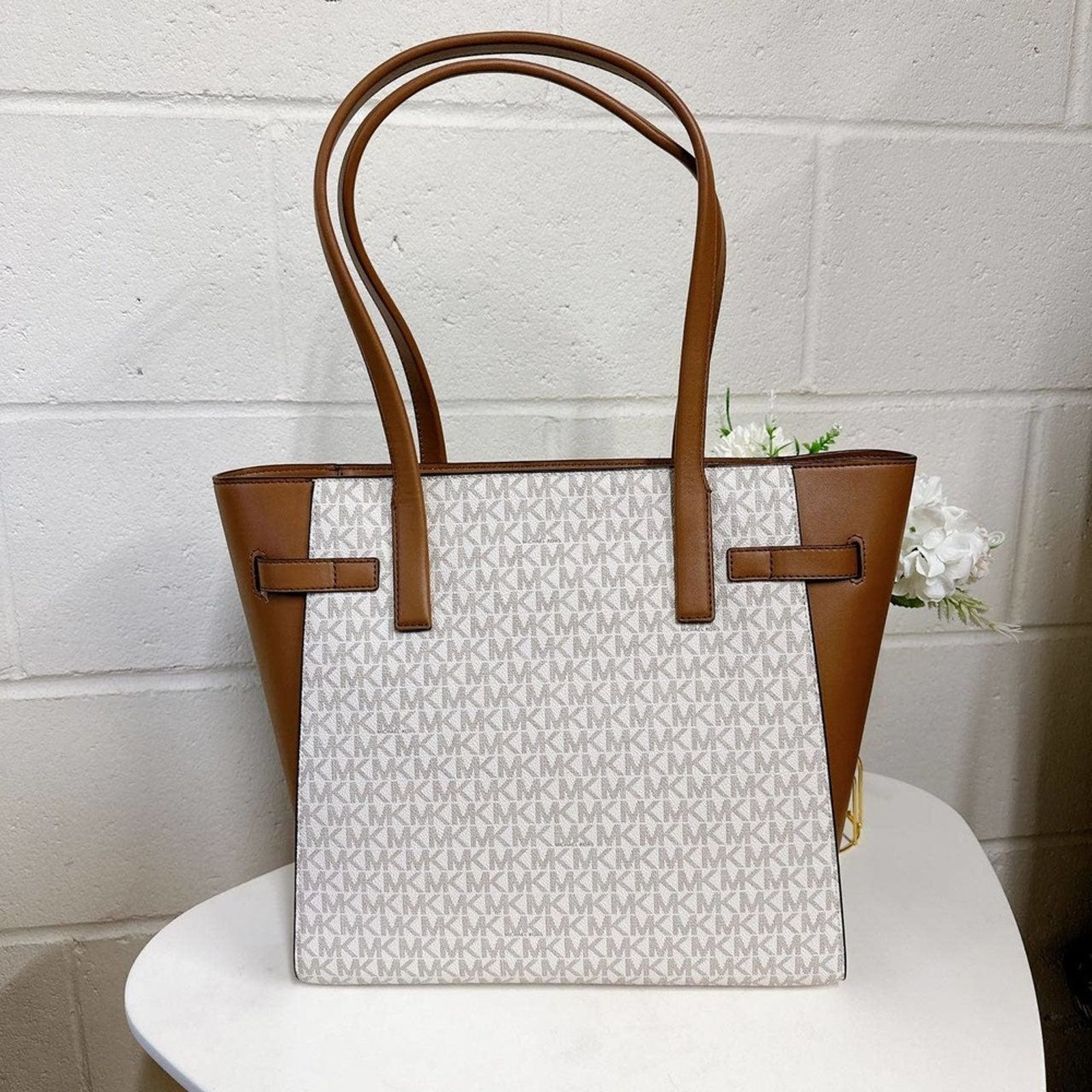 Michael Kors Michael Kors 35S2GNMT3B Tote Bag IN Beige Size ONE SIZE - 3 Thumbnail