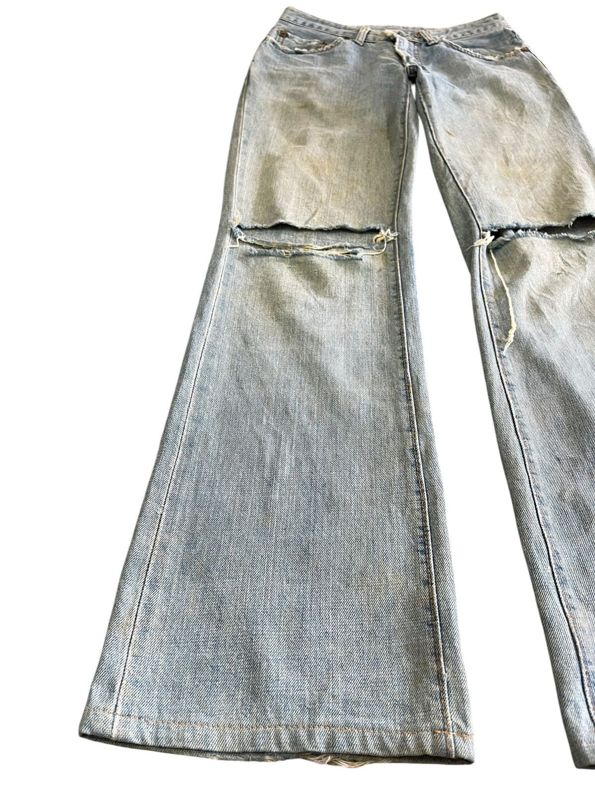 Big John × Vintage Vintage Big John Flare Distressed Denkm Size US 29 - 4 Thumbnail