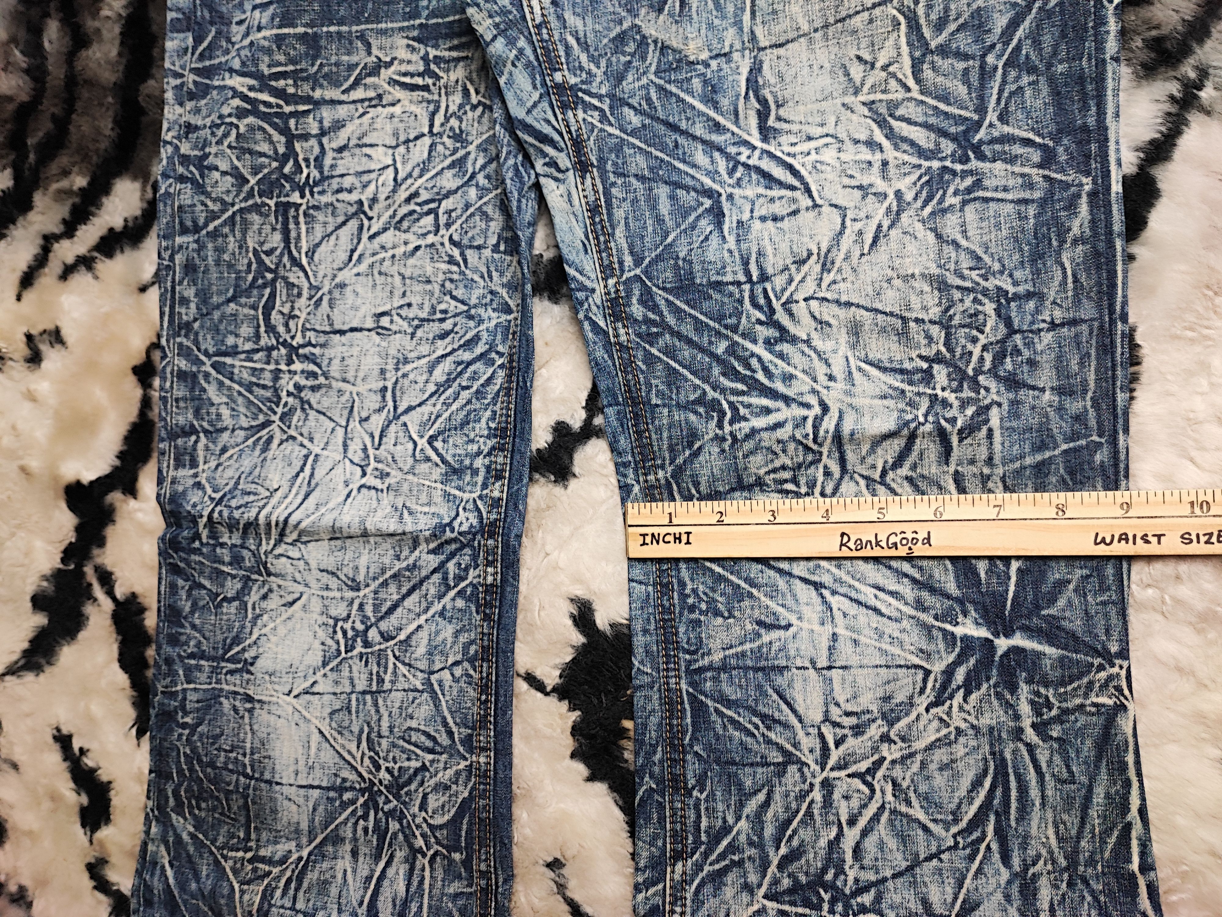 14th Addiction Vintage energy y2k bootcut baggy wide leg flare denim jeans Size US 35 - 8 Thumbnail