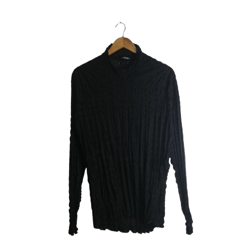 Issey Miyake Issey Miyake Men - Jersey Pleated Longsleeve Size US XL / EU 56 / 4 - 1 Thumbnail