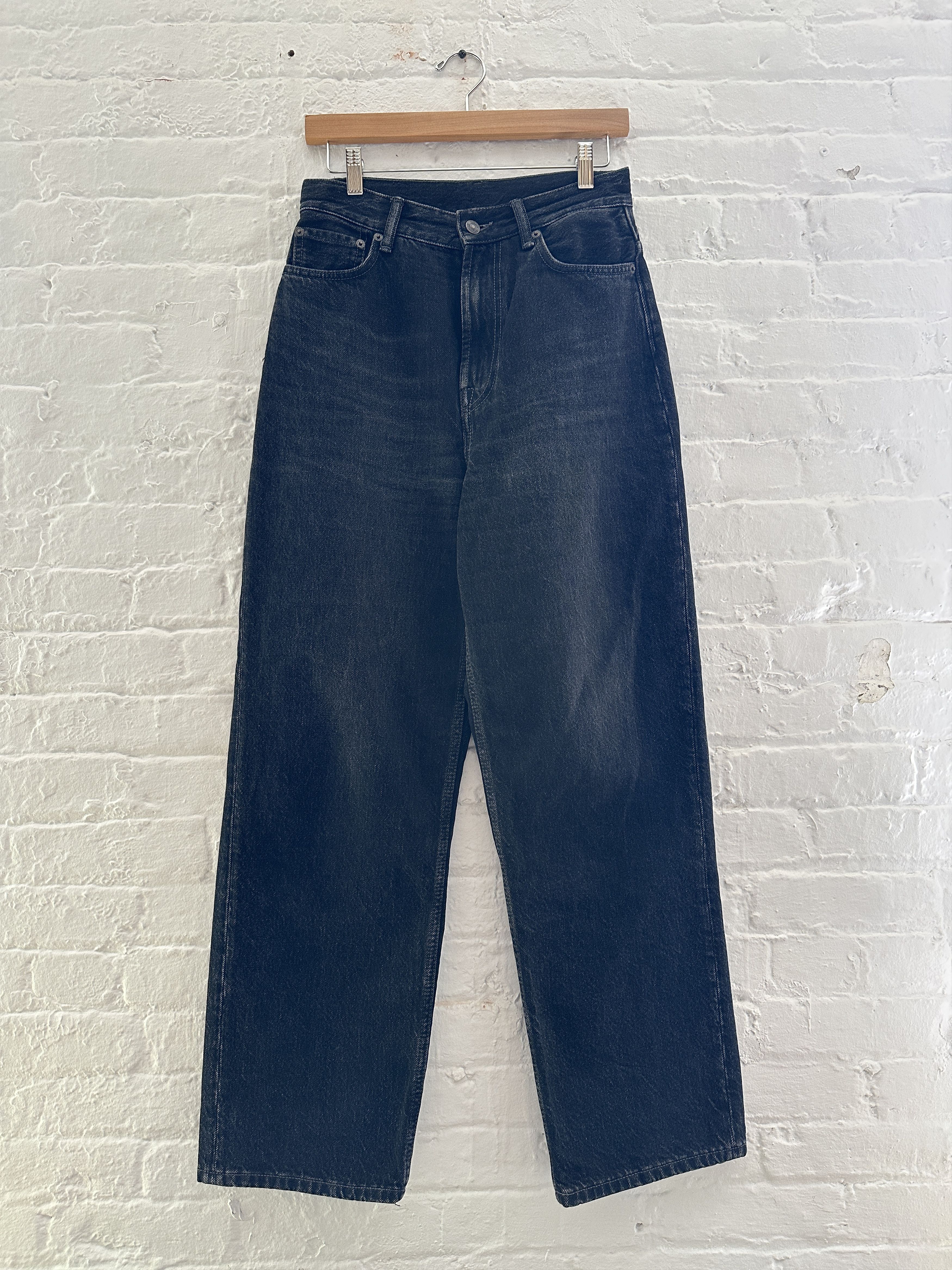 Acne Studios Wide Leg 1993 Vintage Black Jeans