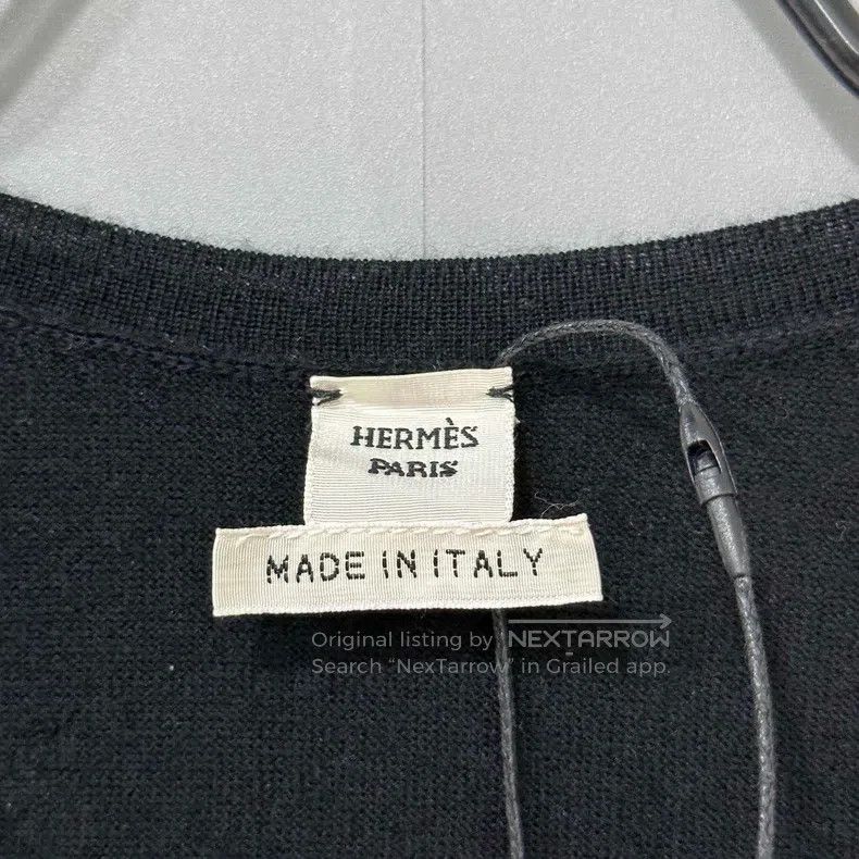 Hermes Hermes Pure Cashmere Thin Open Cardigan Size XXS / US 00 / IT 34 - 5 Thumbnail