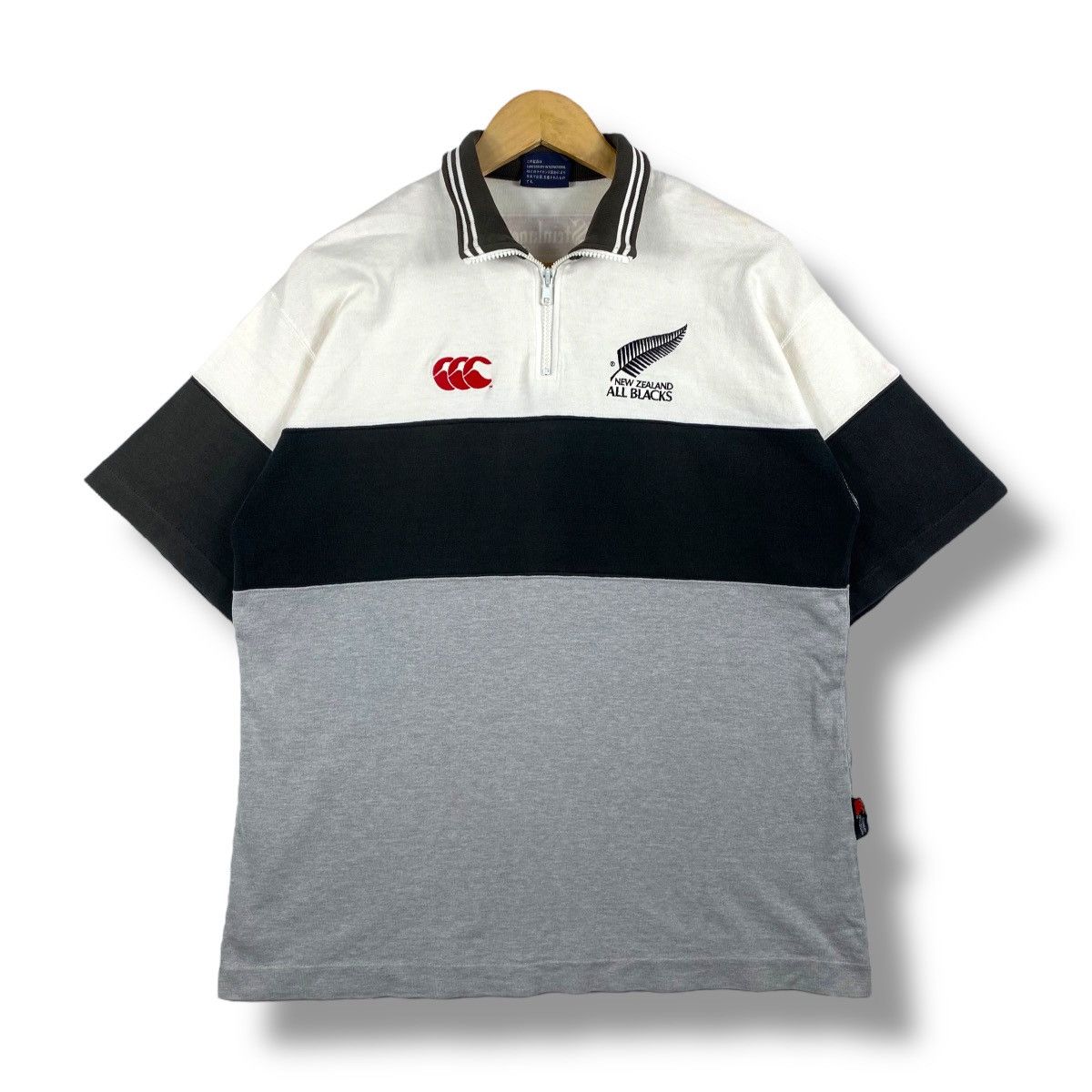 Canterbury of New Zealand Vintage Canterbury Of New Zealand All Blacks Steinlager Size US L / EU 52-54 / 3 - 1 Thumbnail