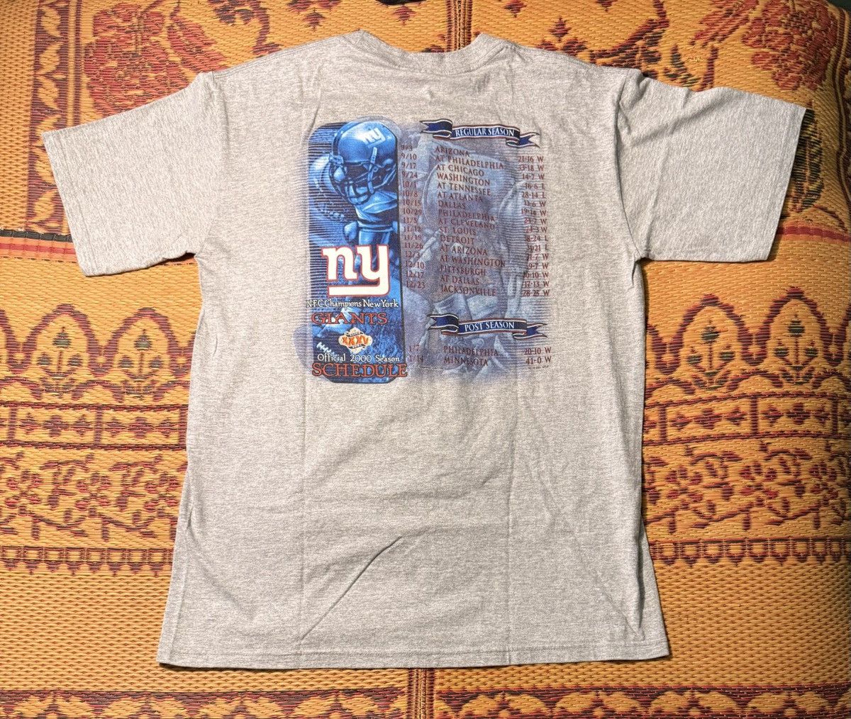 NFL Vintage Y2K New York Giants T Shirt Size US L / EU 52-54 / 3 - 3 Thumbnail