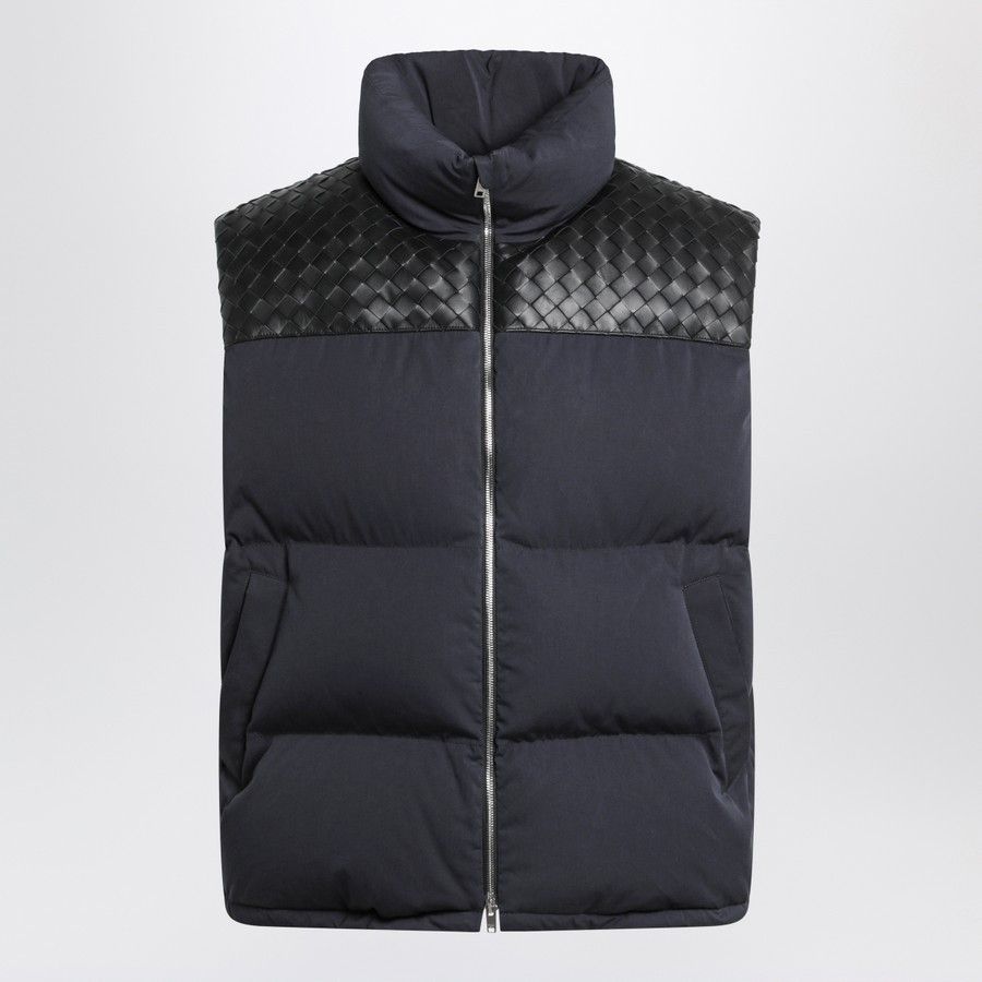 Bottega Veneta o1d2blof0126 Vest in Navy Blue Size US M / EU 48-50 / 2 - 1 Thumbnail