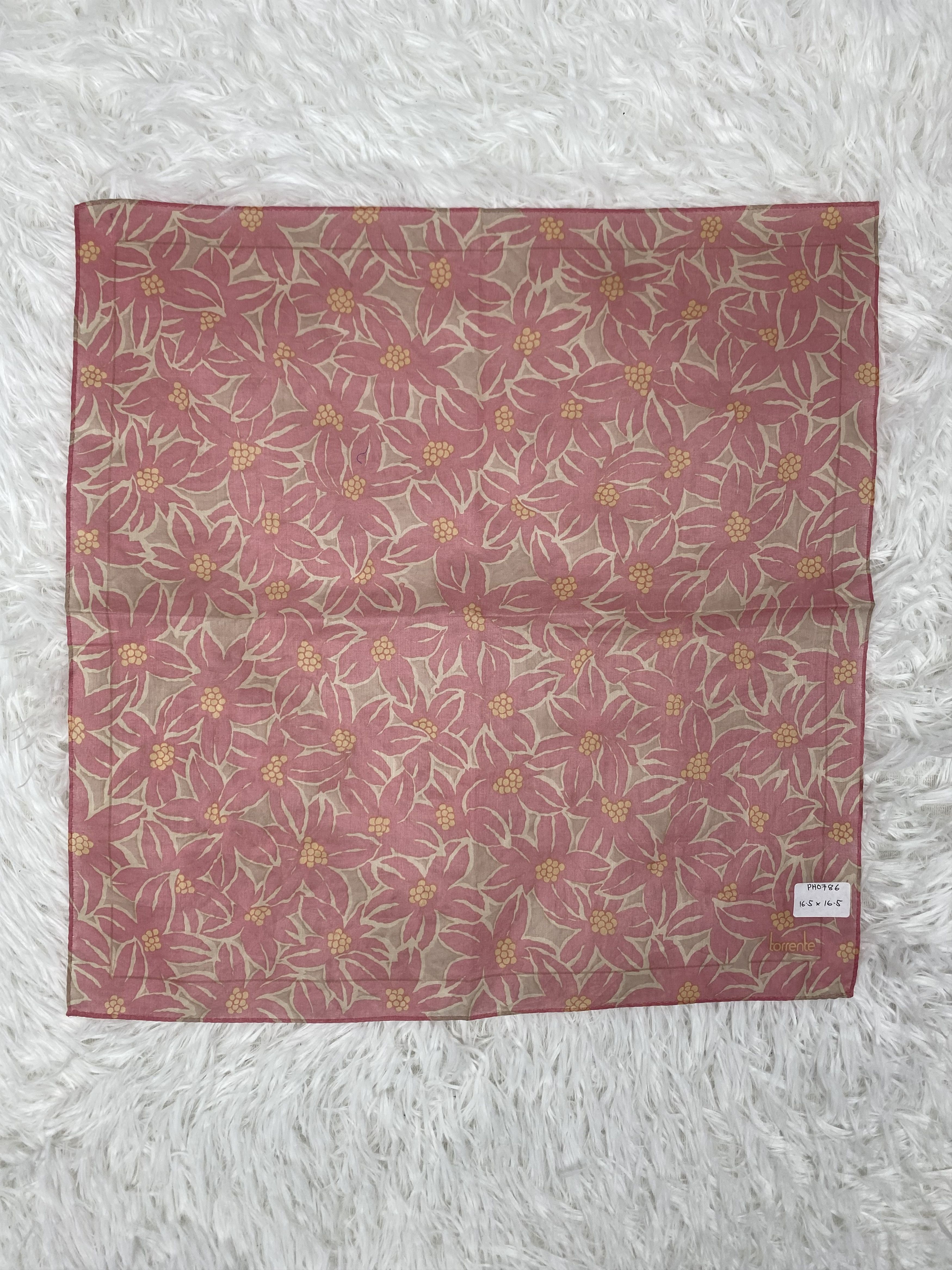 Designer × Vintage Vintage Torentte Handkerchief Neckerchief PH0786 Size ONE SIZE - 3 Thumbnail