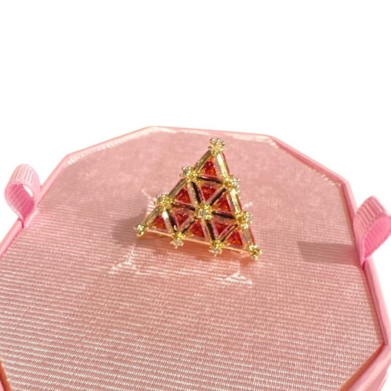 Swarovski Swarovski Curiosa cocktail ring Triangle cut, Red, 7 Size ONE SIZE - 5 Thumbnail