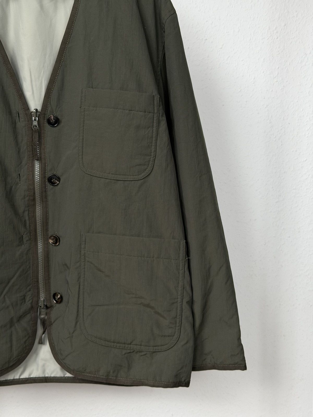 Comme des Garcons Homme Comme des Garçons Homme Olive Nylon Jacket L Lightweight Size US S / EU 44-46 / 1 - 6 Thumbnail