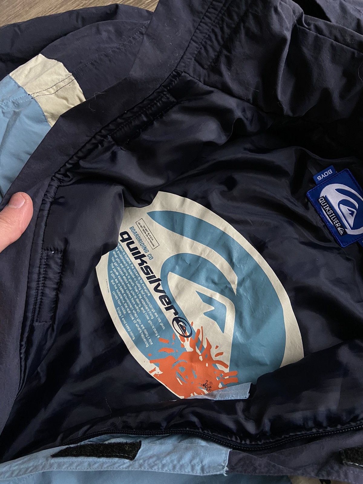 Quicksilver × Vintage Vintage Quicksilver big logo jackets mens y2k surf style Size US S / EU 44-46 / 1 - 7 Thumbnail