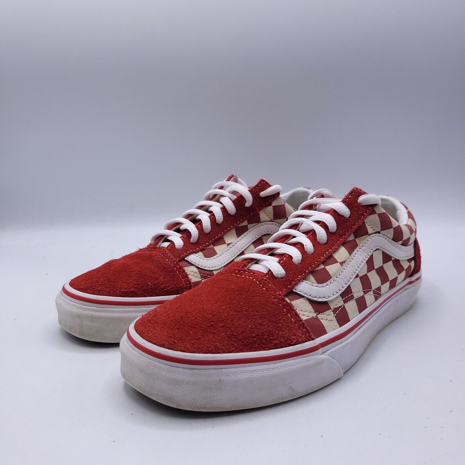 Vans Vans Off the Wall Old Skool Shoe Womens Size 7.5 500714 Red Size US 7.5 / IT 37.5 - 1 Thumbnail