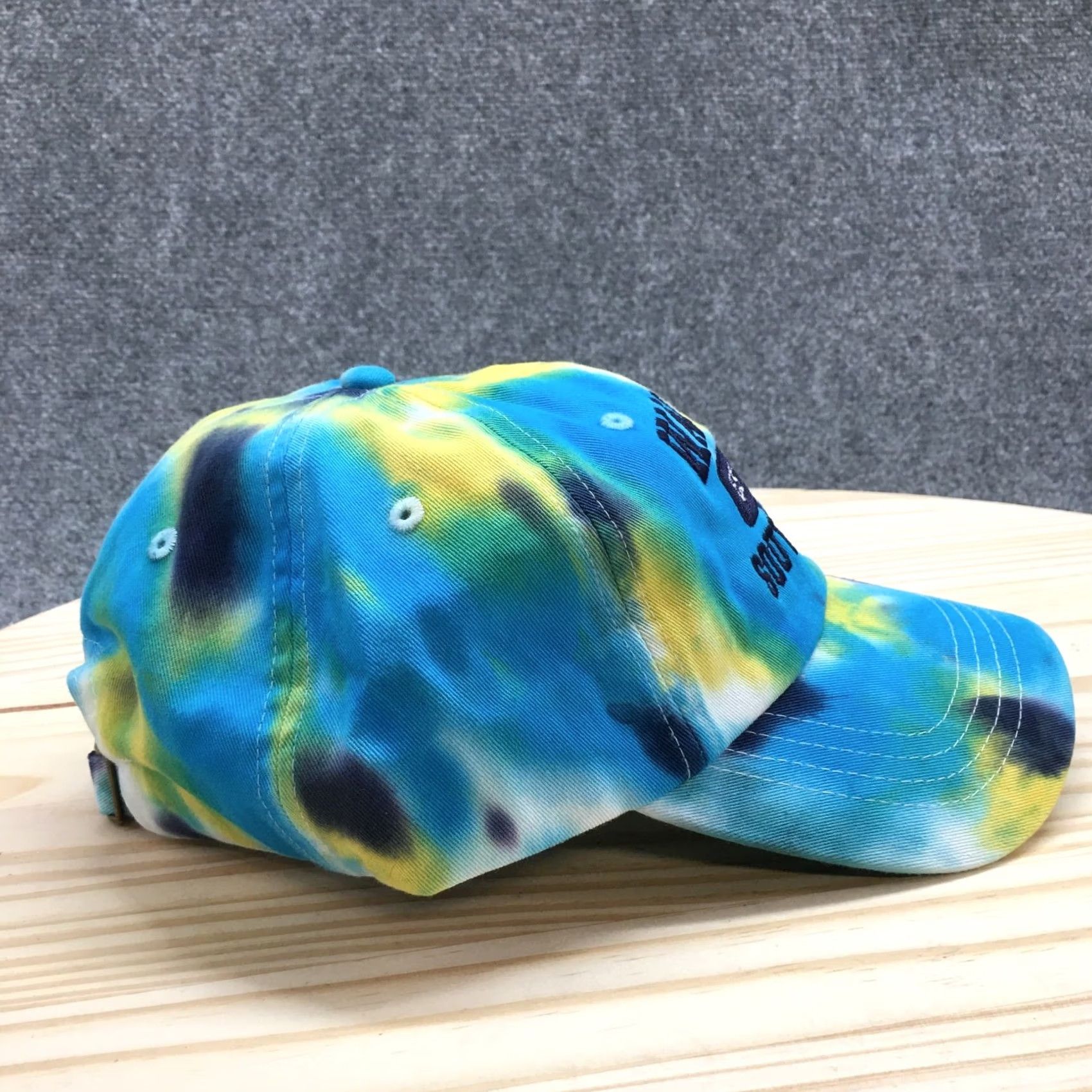 Walls Newhattan Wall Drug South Dakota Baseball Cap Unisex Blue Yellow OS Embroidered Size ONE SIZE - 6 Thumbnail