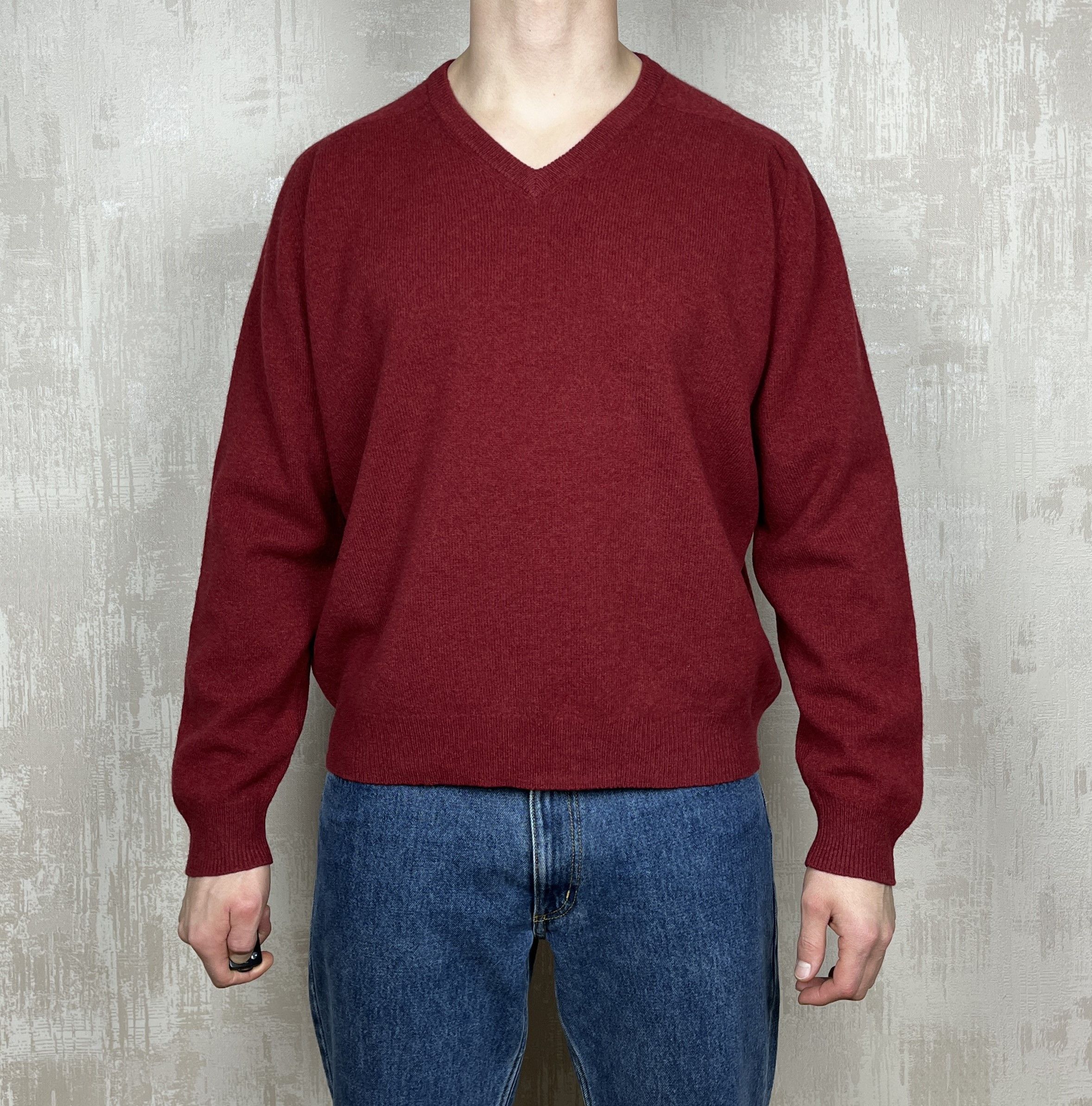 Alan Paine Alan Paine V-Neck Wool Sweater Size UK 50" 127 cm EU 58 Size US XL / EU 56 / 4 - 2 Thumbnail