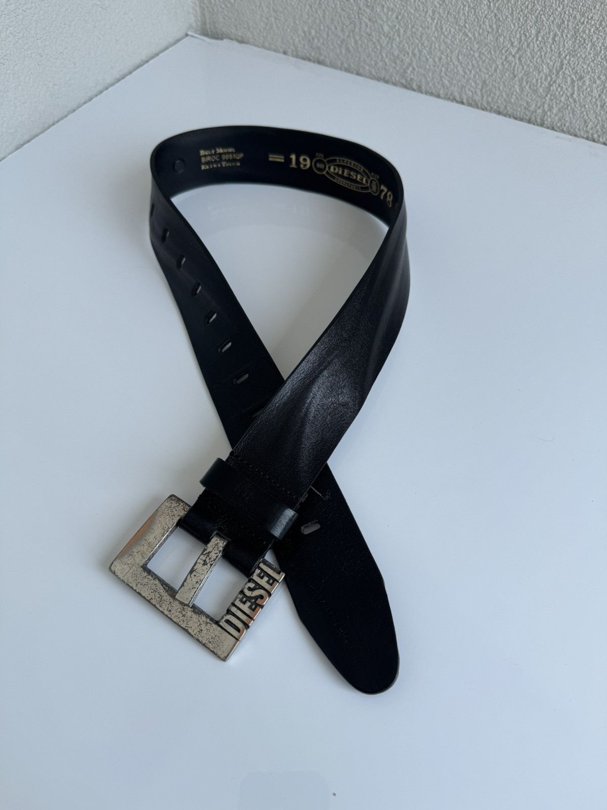 Diesel Diesel Belt Leather Black Women’s Size ONE SIZE - 12 Thumbnail