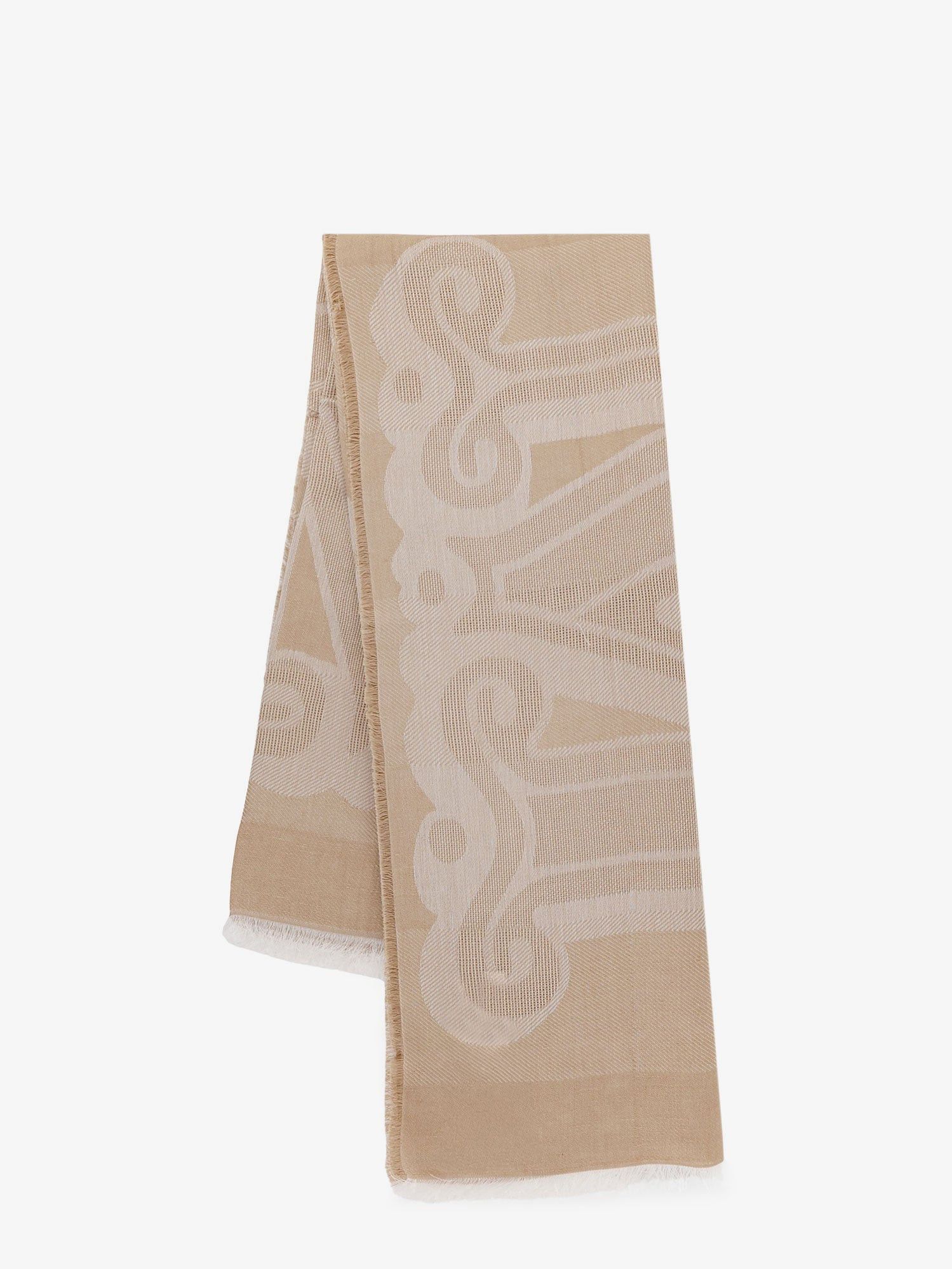Max Mara Modal, Linen And Cotton Blend Scarf Size ONE SIZE - 1 Thumbnail