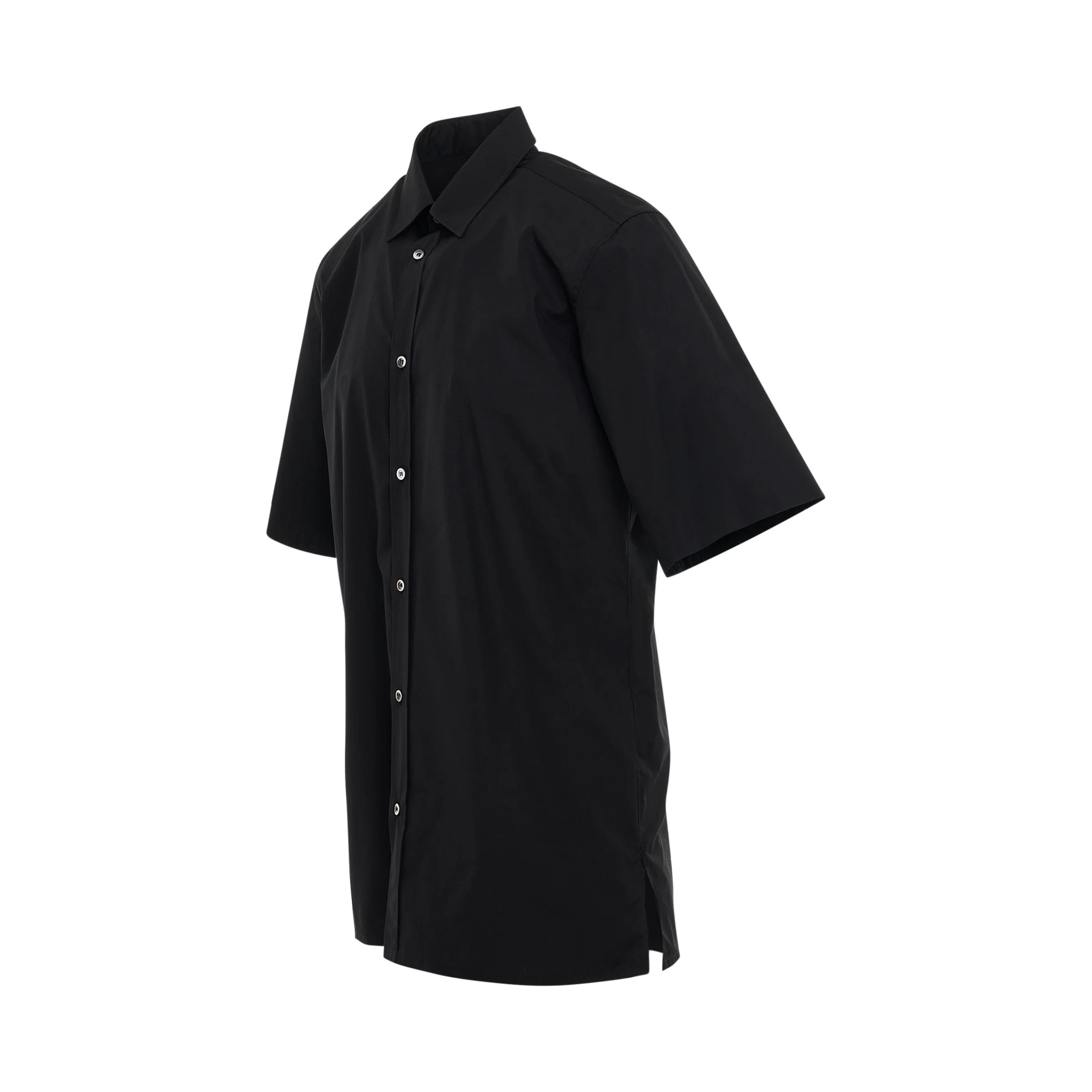 Maison Margiela o1mris0824 Sleeved Shirt in Black Size US L / EU 52-54 / 3 - 2 Thumbnail
