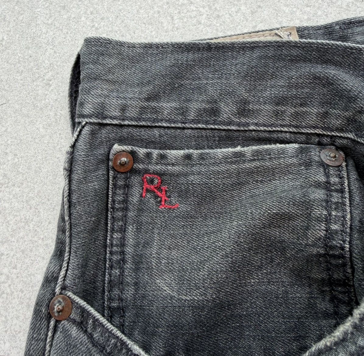 Polo Ralph Lauren Vintage Polo Ralph Lauren (RL) Slim Straight Denim Pant Size US 42 / EU 58 - 6 Thumbnail