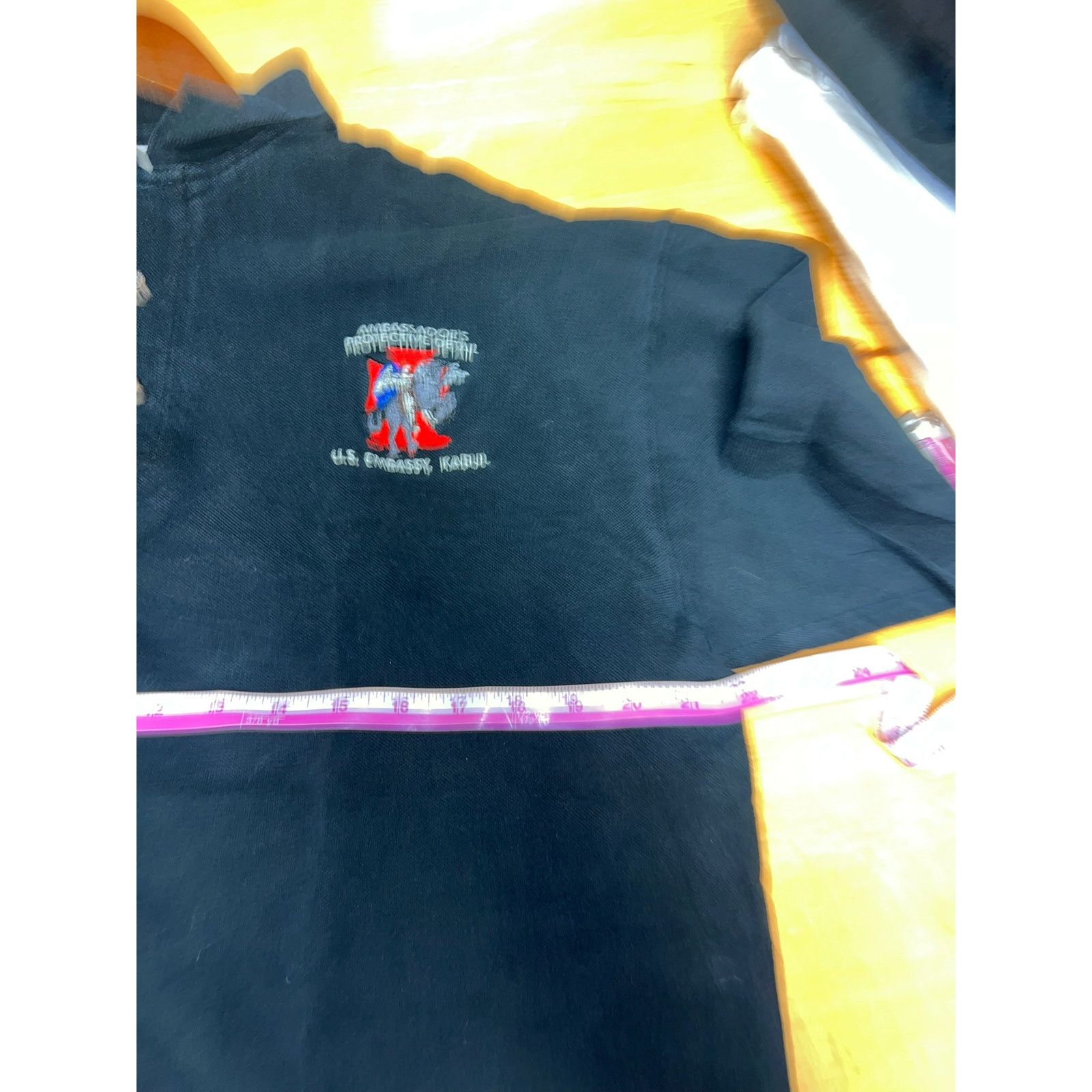 Vintage Vintage US Embassy Polo Shirt Ambassador Detail Kabul Tee XL Size US XL / EU 56 / 4 - 7 Thumbnail