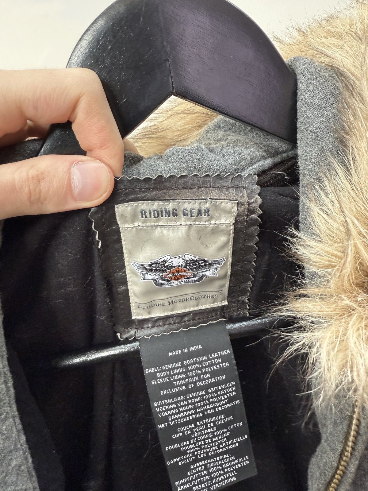 Harley Davidson Vintage Harley-Davidson Archive Faded Leather Women's Jacket Size S / US 4 / IT 40 - 15 Thumbnail