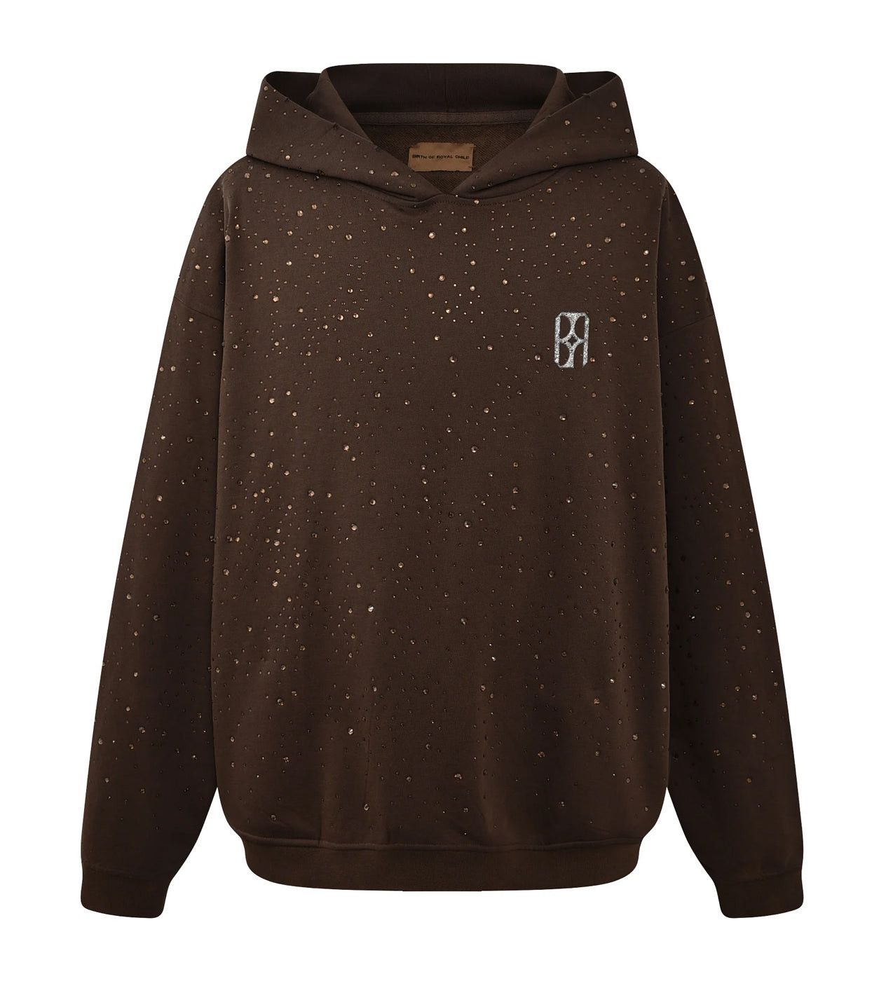 Birth of Royal Child 20k Swarovski Diamond Hoodie Brown Size US L / EU 52-54 / 3 - 1 Thumbnail