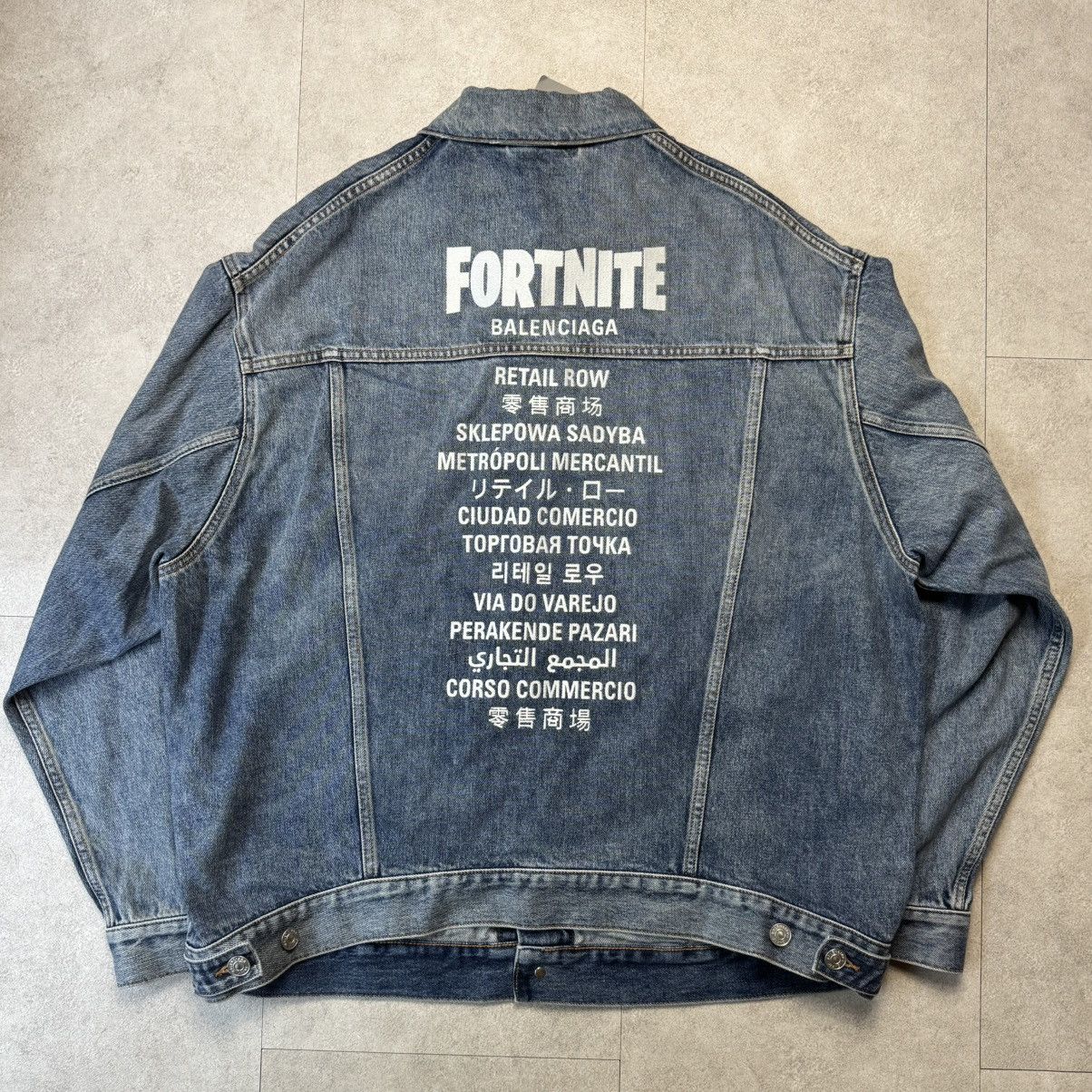 Balenciaga × The Game Balenciaga x Fortnite Multi Language Cowboy Jacket Fortnite Size US L / EU 52-54 / 3 - 2 Thumbnail