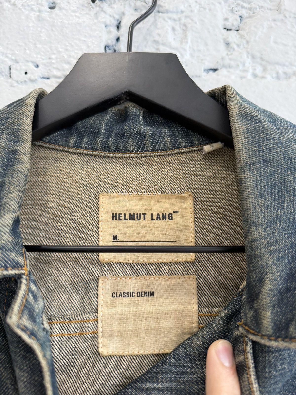 Helmut Lang A/W 1999 HELMUT LANG DENIM JACKET Size US XS / EU 42 / 0 - 3 Thumbnail