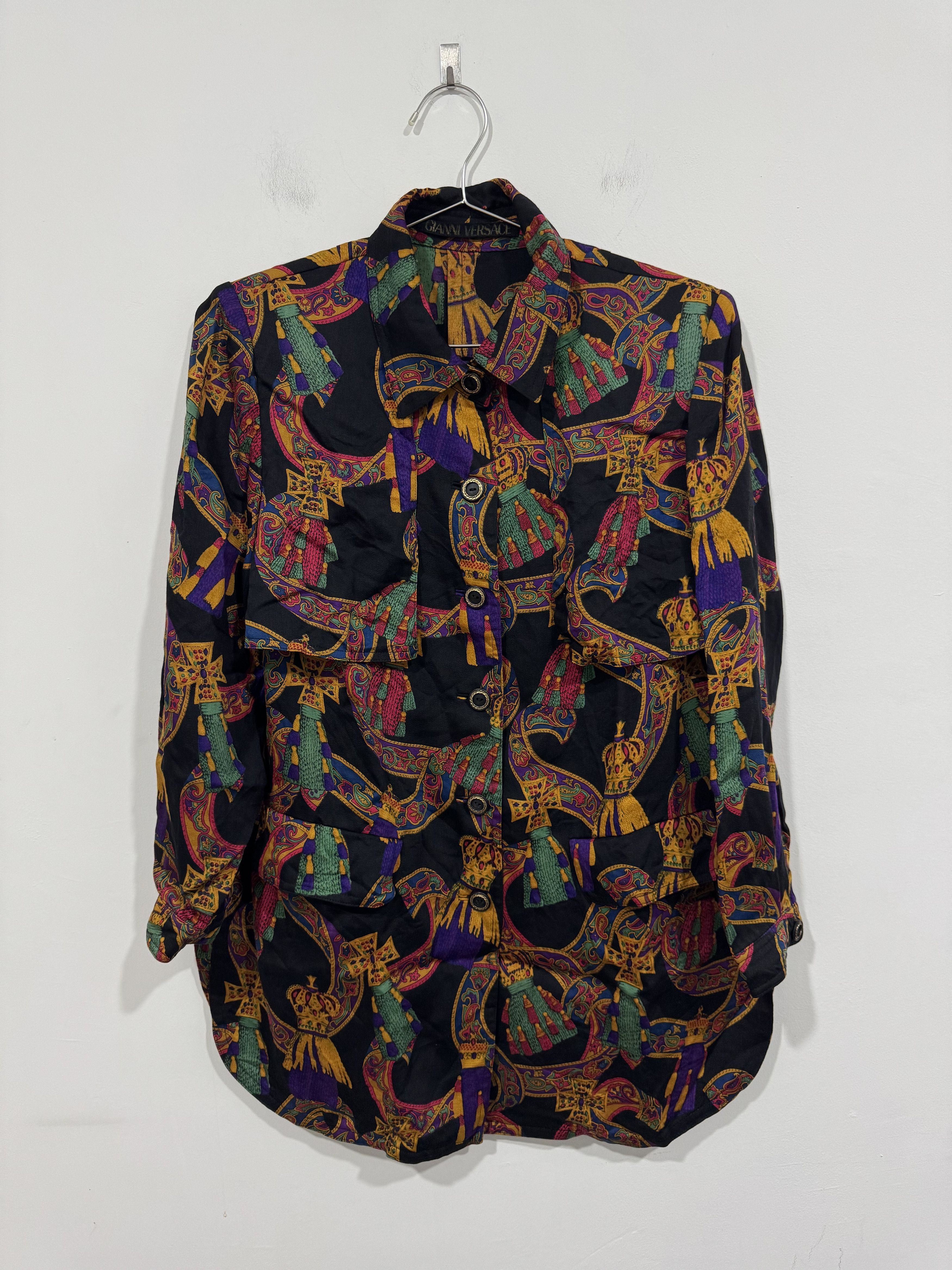 Versace Vintage Gianni Versace Baroque Blazer Size 42L - 1 Thumbnail