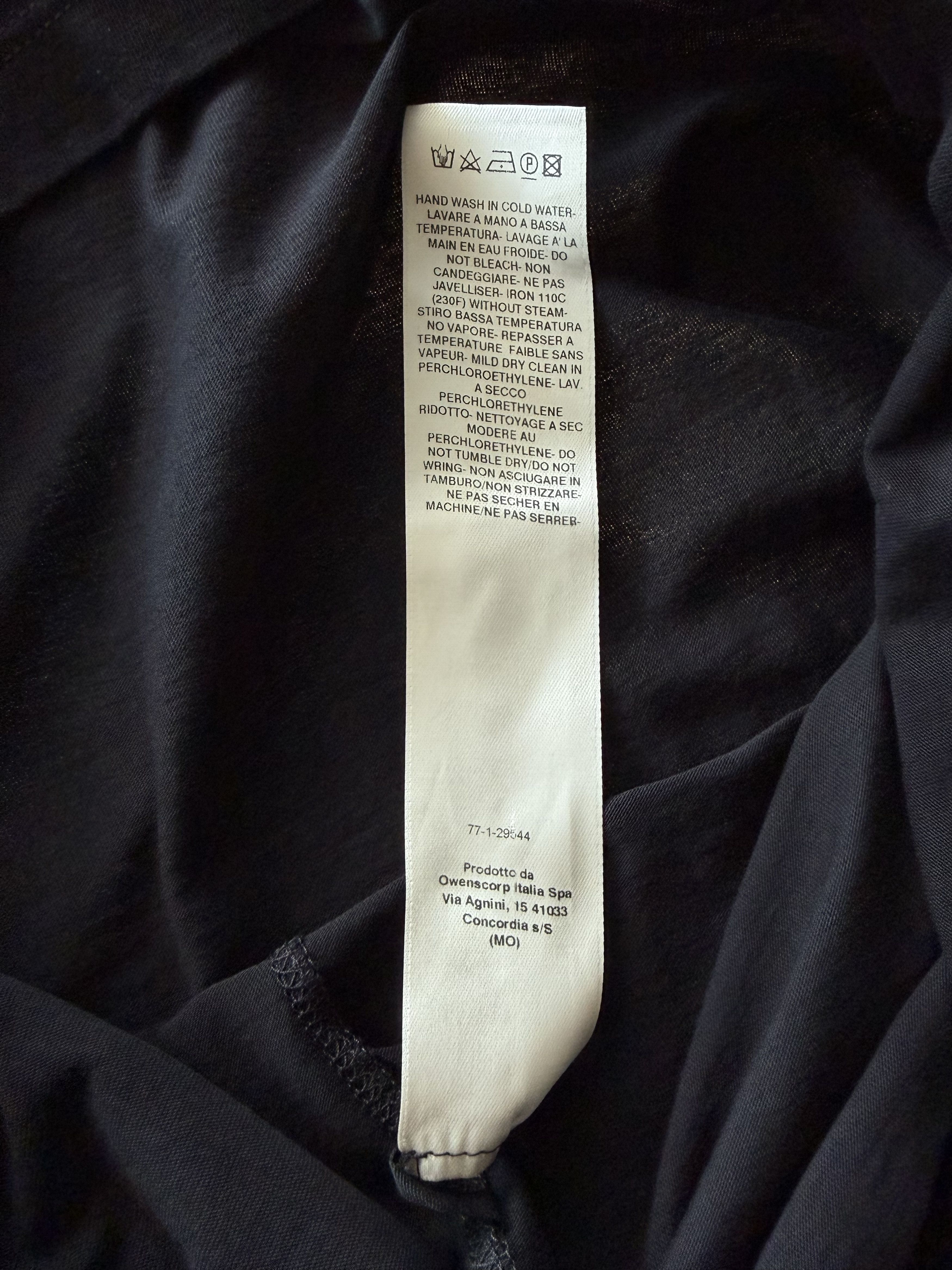 Rick Owens Rick Owens Black Short Level T-Shirt Size US L / EU 52-54 / 3 - 4 Thumbnail