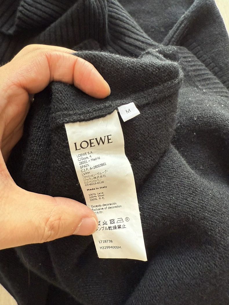 Loewe LOEWE Black high collar sweater, Size US M / EU 48-50 / 2 - 4 Thumbnail