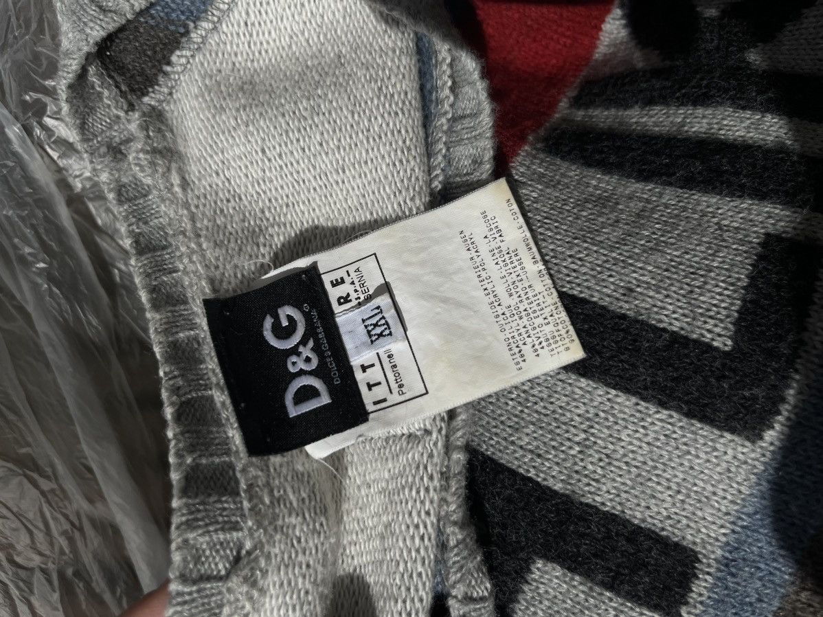Dolce & Gabbana × Vintage Vintage D&G sweater Size US XXL / EU 58 / 5 - 5 Thumbnail