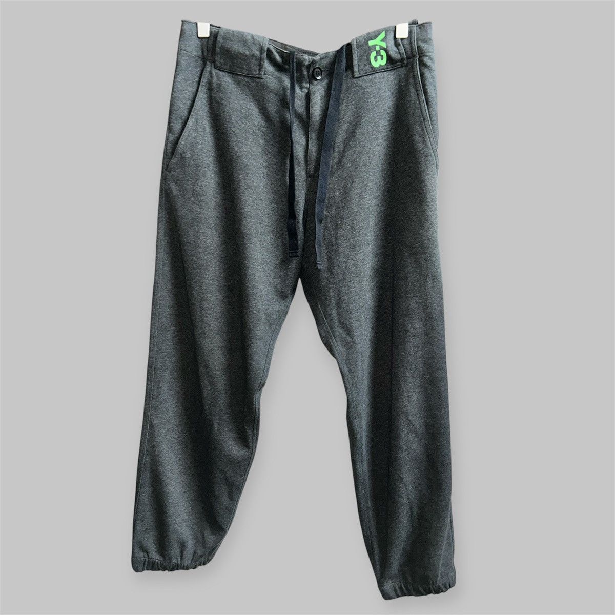 Adidas × Y-3 Green/Gray Mens Sweatpant Size US 32 / EU 48 - 3 Thumbnail