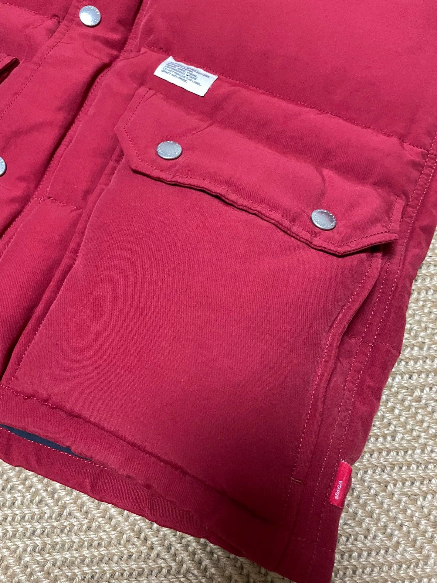 Wtaps WTAPS 60/40 Brick Red Vintage Down Jacket S Size US S / EU 44-46 / 1 - 5 Thumbnail