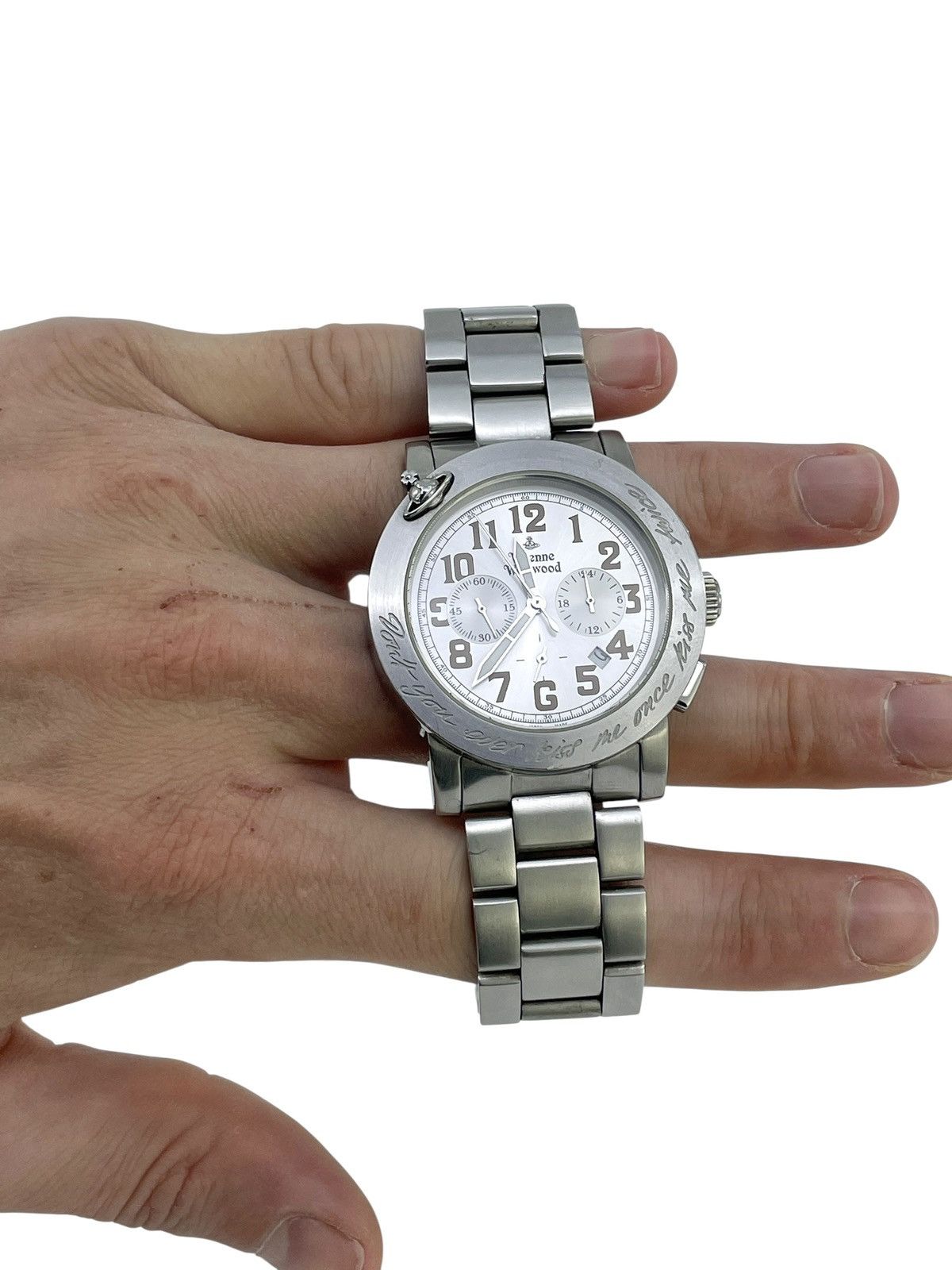 Vivienne Westwood Early 2000's Don't You Ever Kiss Me Once Orb Watch Size ONE SIZE - 14 Thumbnail