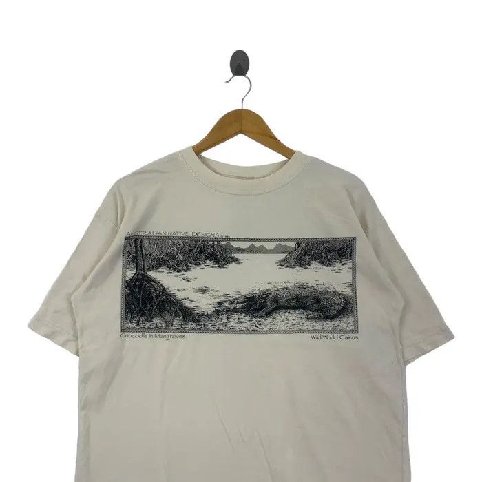 Vintage Vintage 1992 AUSTRALIAN NATIVE DESIGNS Art Tee Shirt To Size US L / EU 52-54 / 3 - 2 Thumbnail