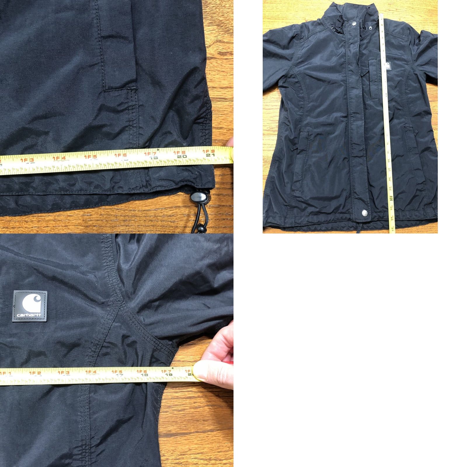 Carhartt Carhartt Windbreaker Jacket Nylon Waterproof Breathable Womens Small Black Size S / US 4 / IT 40 - 10 Thumbnail