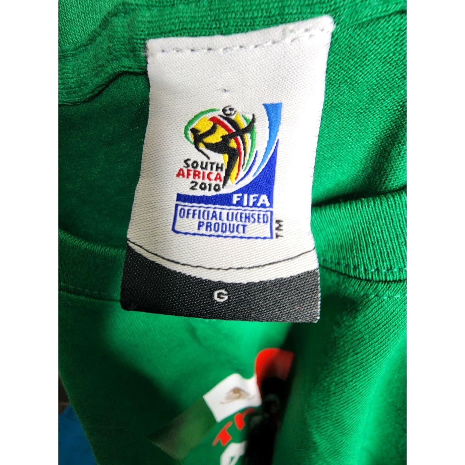 Vintage VINTAGE FIFA WORLD CUP T-Shirt Mens L Green South Africa 2010 Soccer Size US L / EU 52-54 / 3 - 3 Thumbnail
