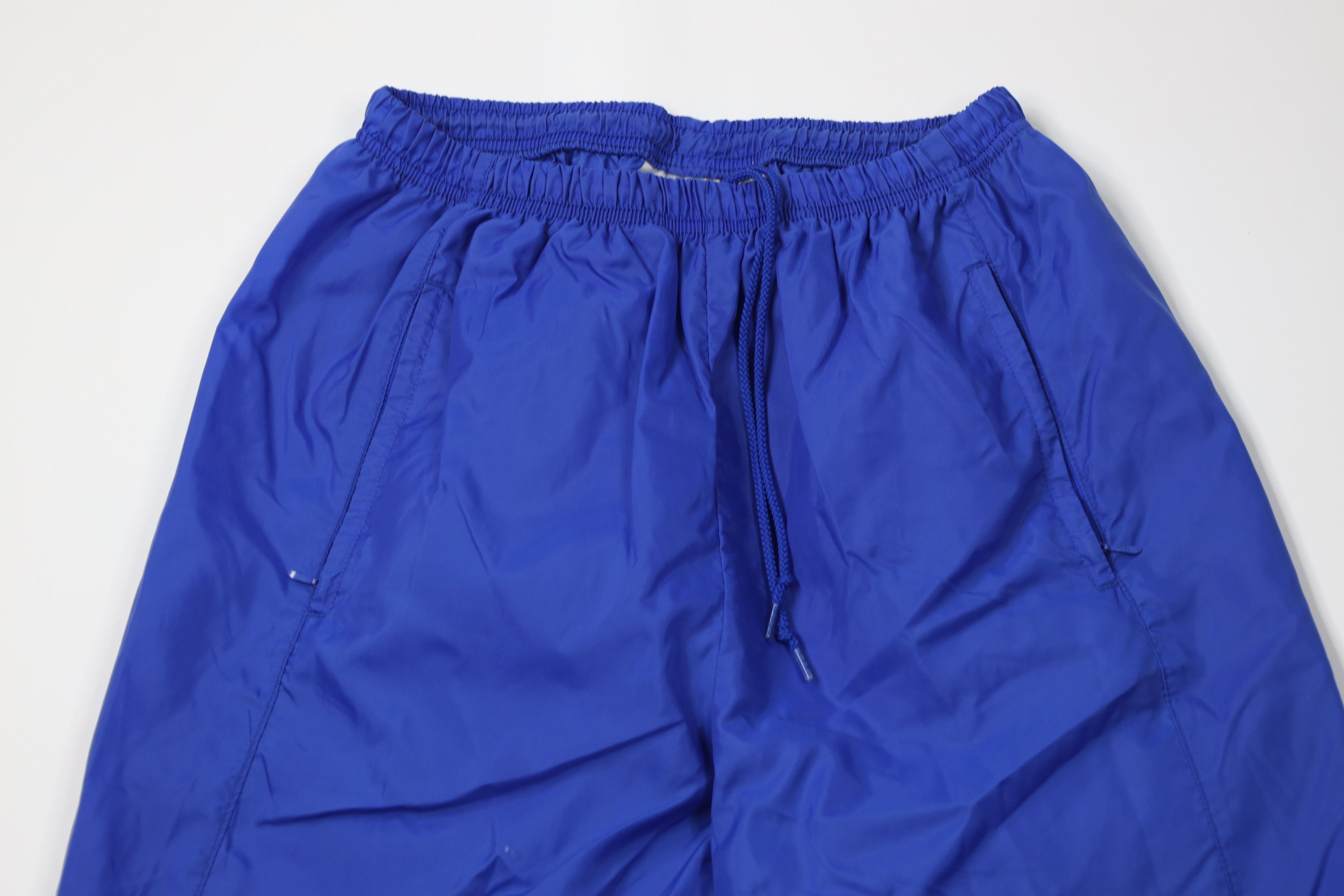 Nike × Vintage Vintage 90s Nike Swoosh Windbreaker Nylon Joggers Pants Size US 36 / EU 52 - 2 Thumbnail