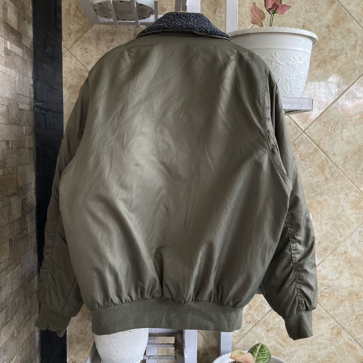 Vintage Vtg Wevic Air Fly Force US Army MA Bomber Military OG Jacket Size US XXL / EU 58 / 5 - 7 Thumbnail
