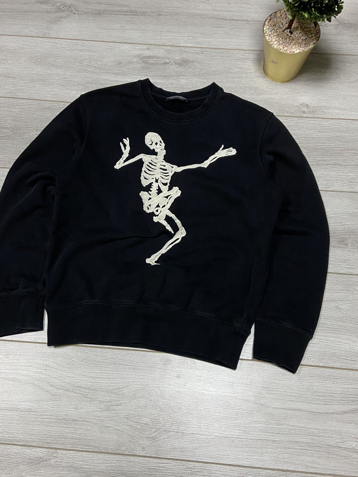 Alexander McQueen Alexander McQueen skull big logo embroidered sweatshirt Size US M / EU 48-50 / 2 - 2 Thumbnail