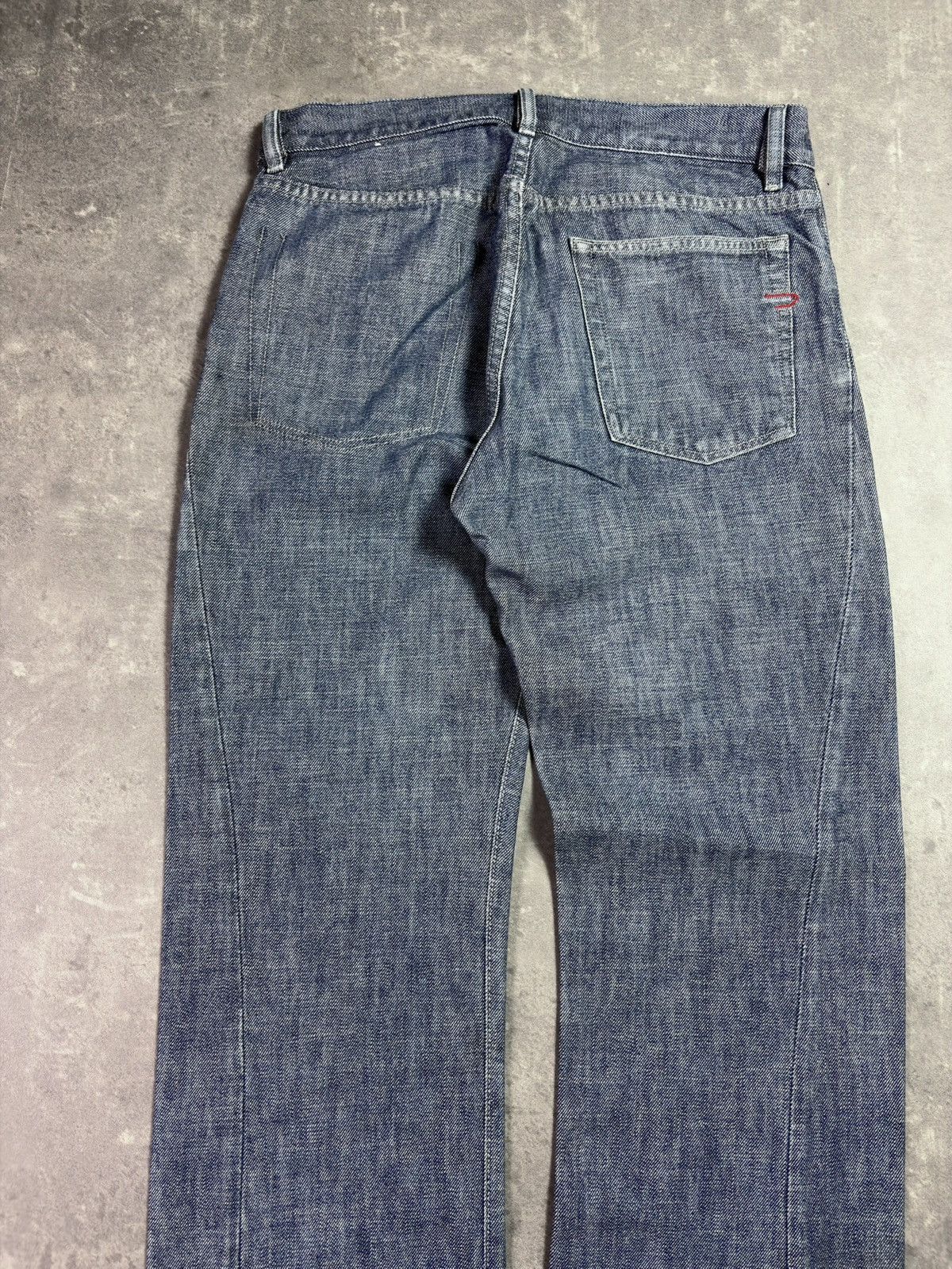 Diesel Diesel Recut Long Straight Denim Jeans 32 33 Indigo Rare Size US 32 / EU 48 - 12 Thumbnail