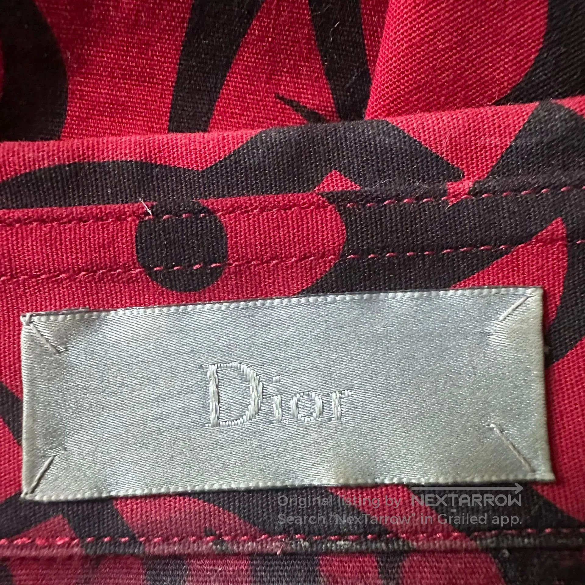 Dior Dior Homme 18fw Red Thorns Bee Shirt. Size US S / EU 44-46 / 1 - 8 Thumbnail