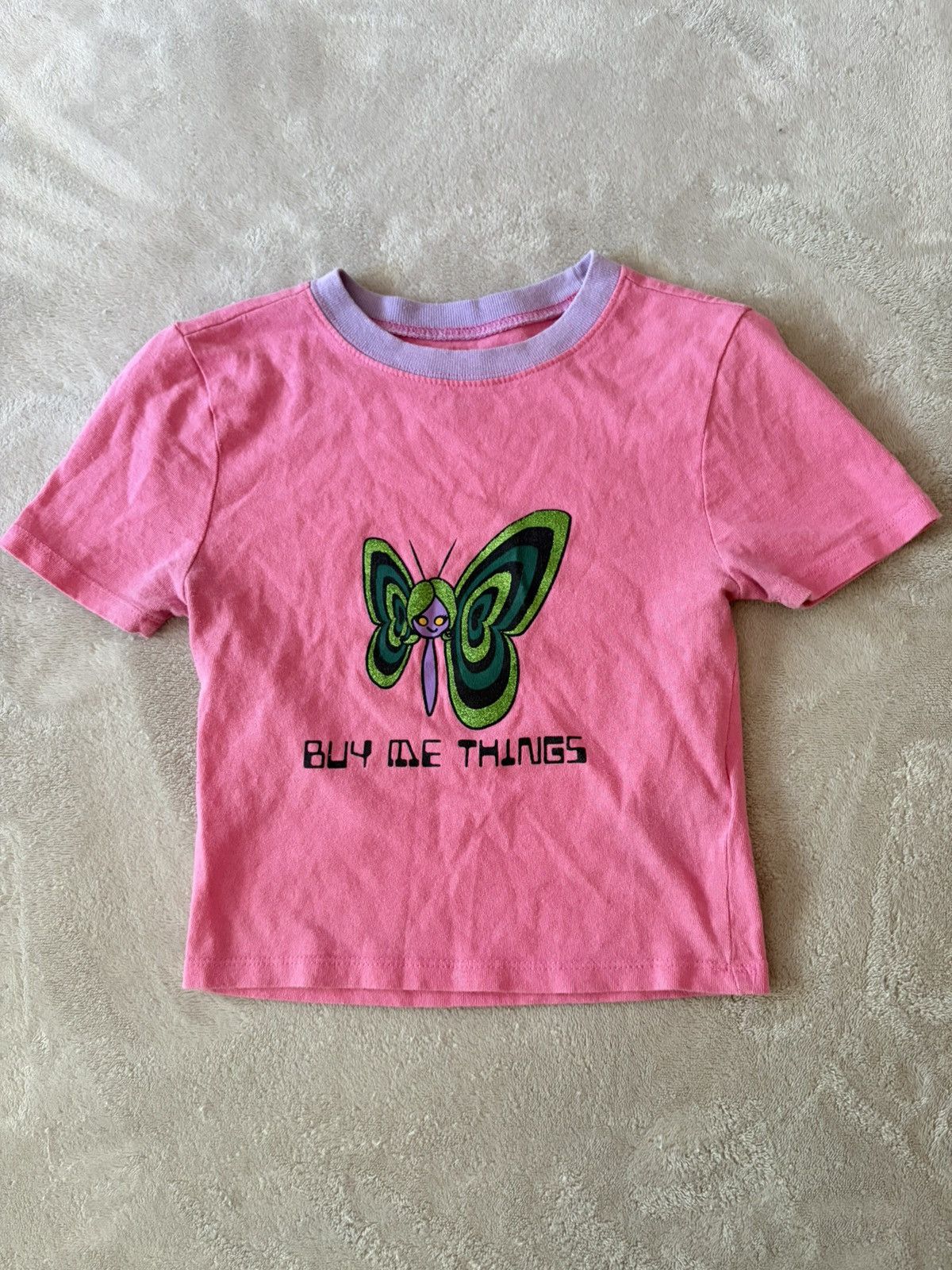 Urban Outfitters “Buy Me Things” baby tee Size S / US 4 / IT 40 - 2 Thumbnail