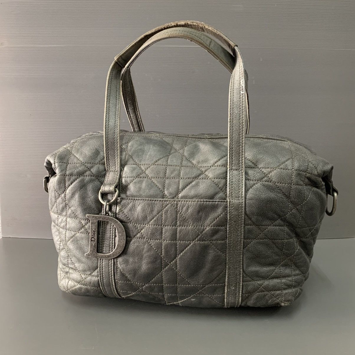 Christian Dior Monsieur Christian Dior Leather Boston Bag Size ONE SIZE - 8 Thumbnail