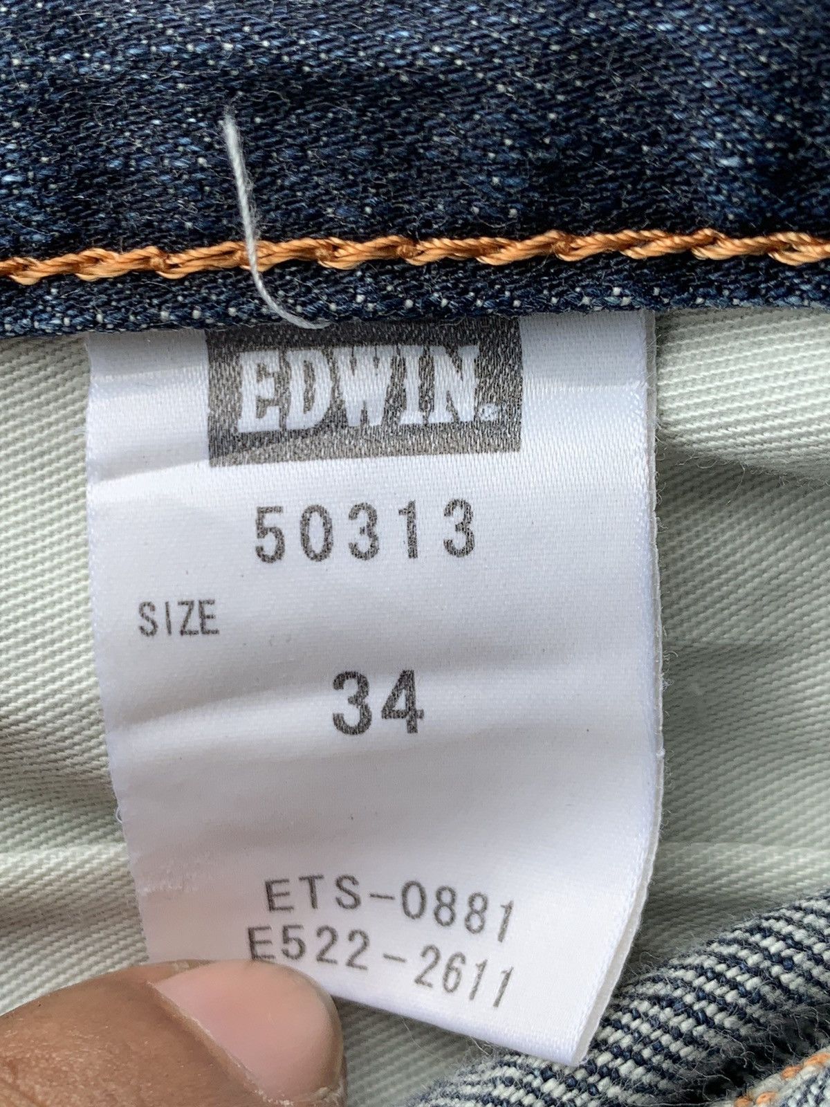 Edwin Edwin 503 faded blue. Size US 34 / EU 50 - 9 Thumbnail