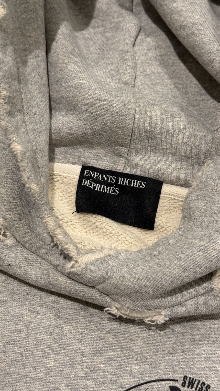Enfants Riches Deprimes ERD SPECIAL SWISS TOYS HEATHER GREY HOODIE Size US L / EU 52-54 / 3 - 5 Thumbnail