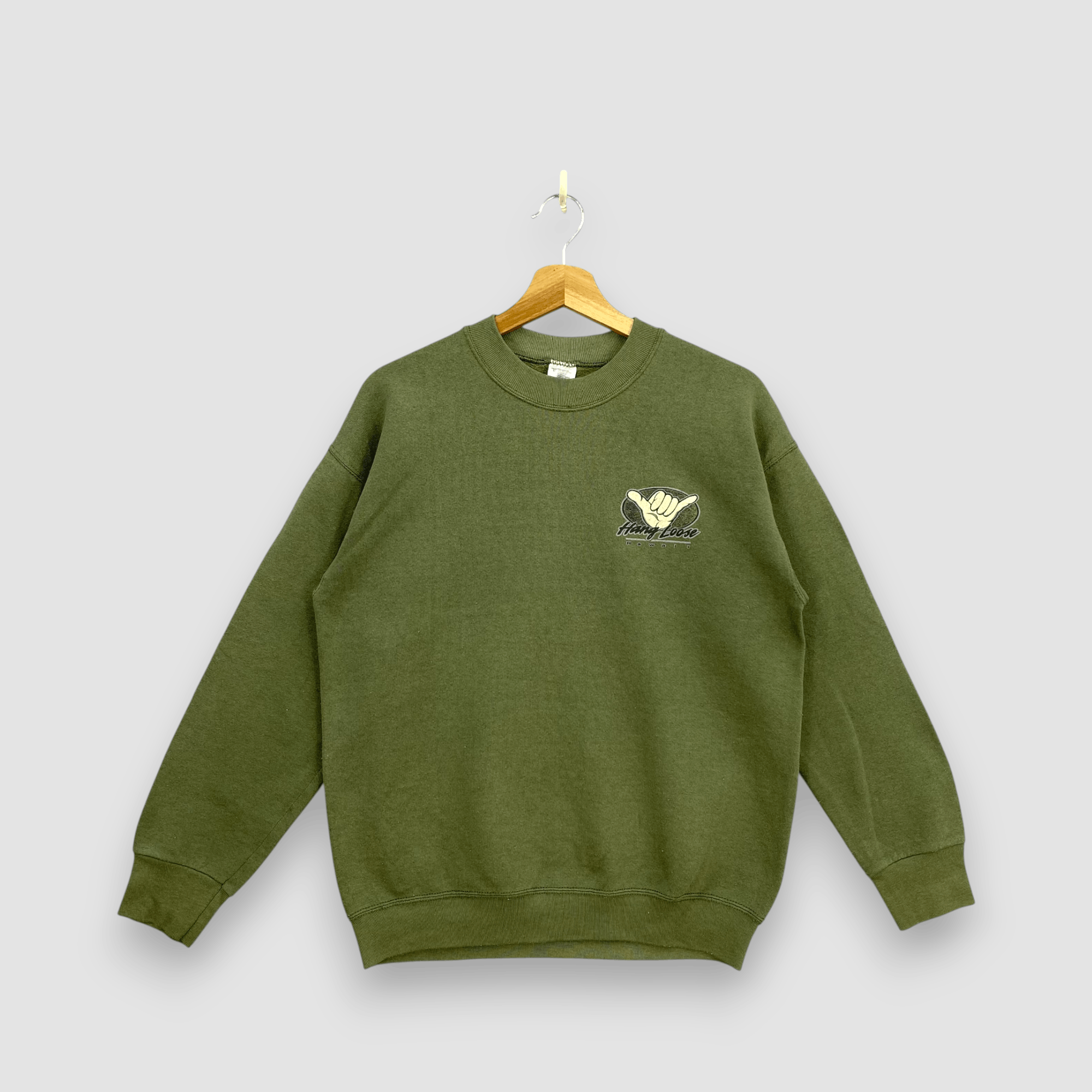 Vintage Vintage Hang Loose Hawaii Surf Sweatshirt Shaka Sign Size US M / EU 48-50 / 2 - 2 Thumbnail