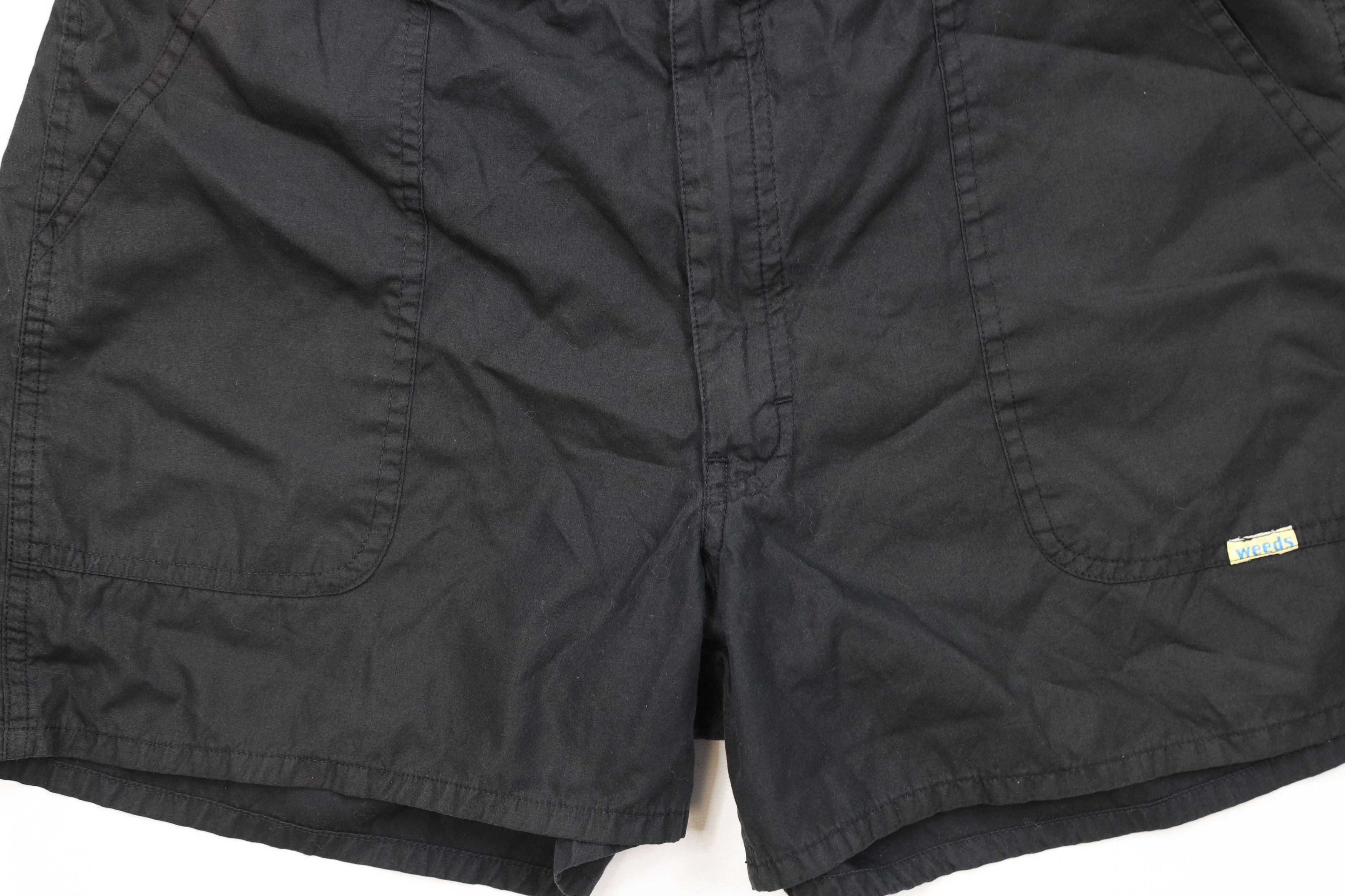Vintage Vintage 70s 80s Streetwear Above Knee Short Shorts Black Size US 36 / EU 52 - 3 Thumbnail