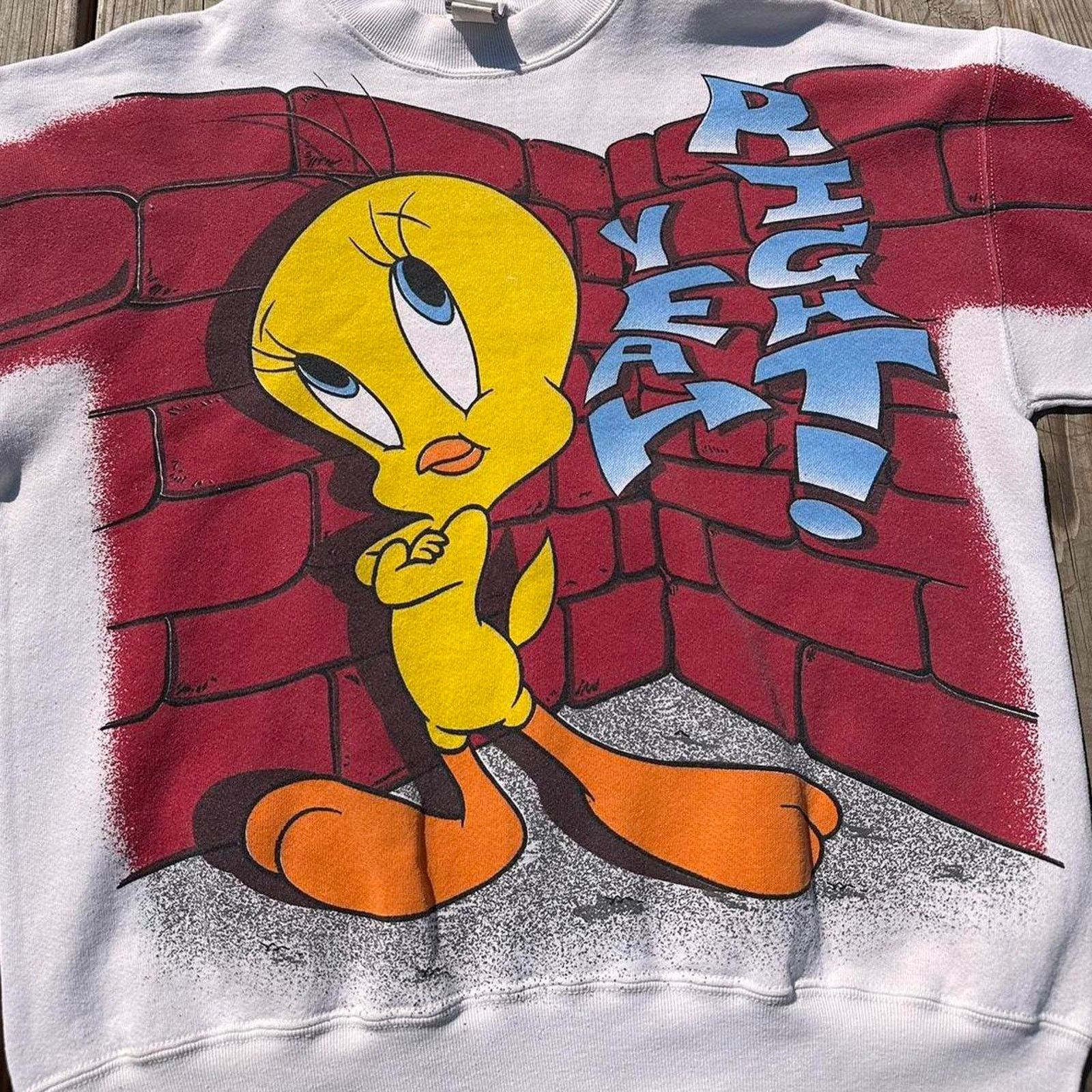 Cartoon Network × Vintage Vintage Tweety Bird Looney Tunes Crewneck Size US L / EU 52-54 / 3 - 2 Thumbnail