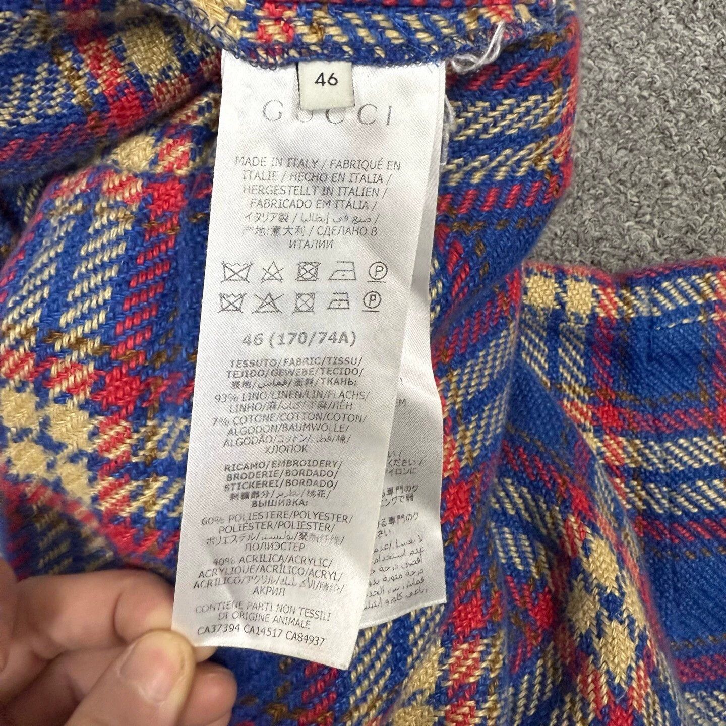 Gucci Gucci check suit unused 46 Size US S / EU 44-46 / 1 - 8 Thumbnail