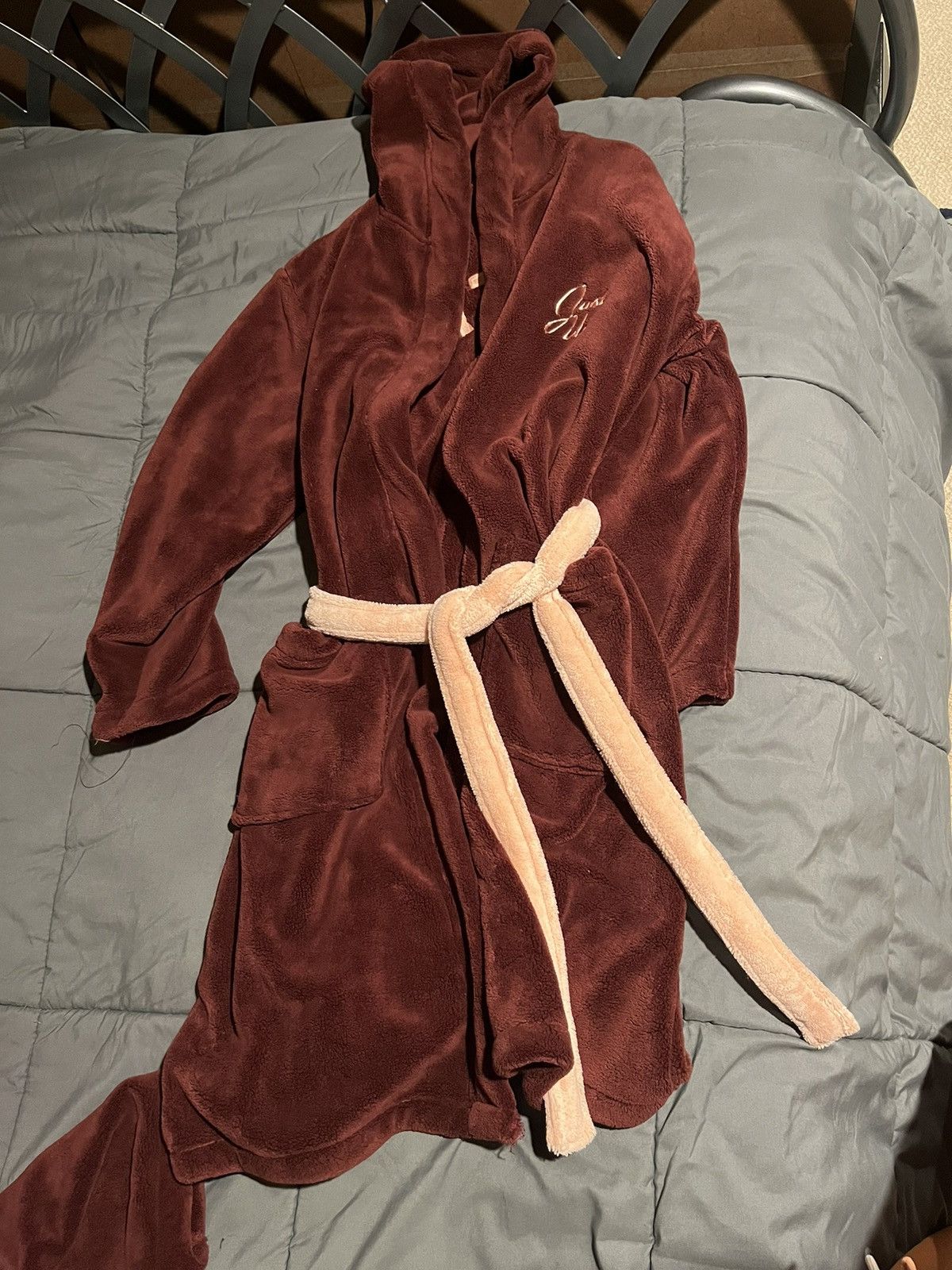 Kith Kith vintage Plush Box logo Just Us Robe | Grailed